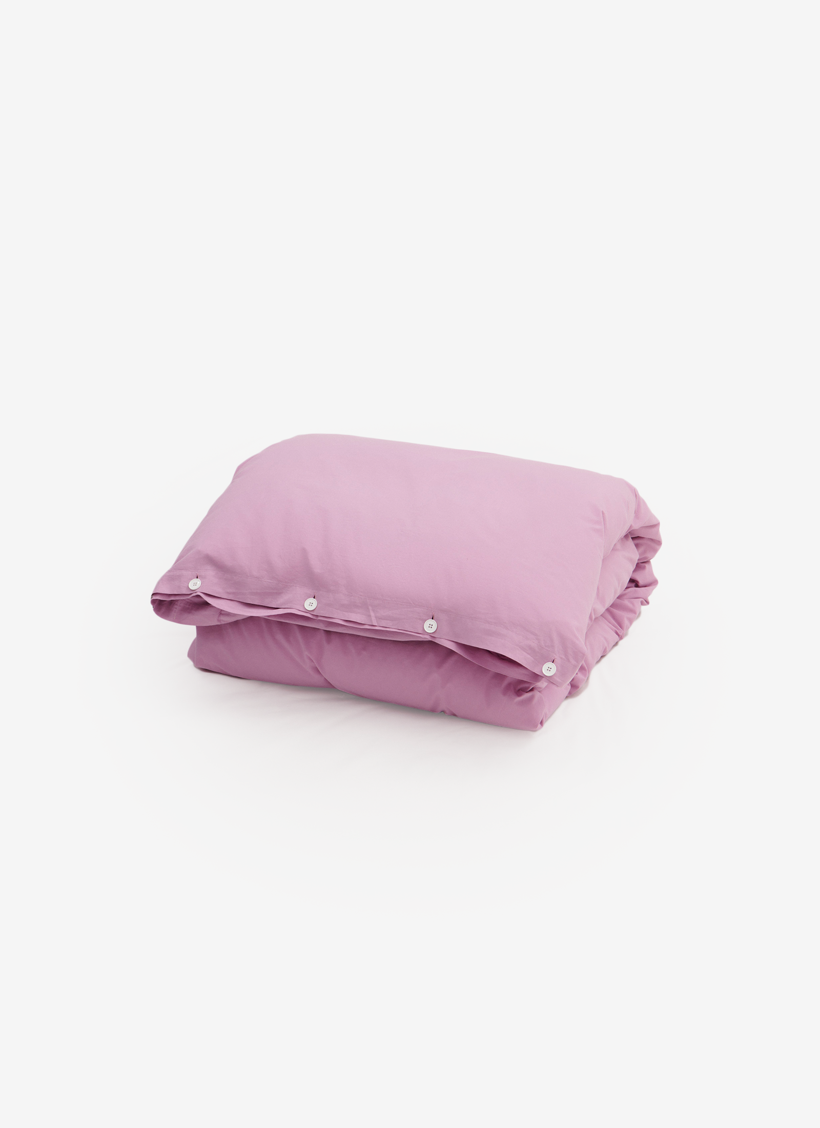 Duvet Cover in Mallow Pink