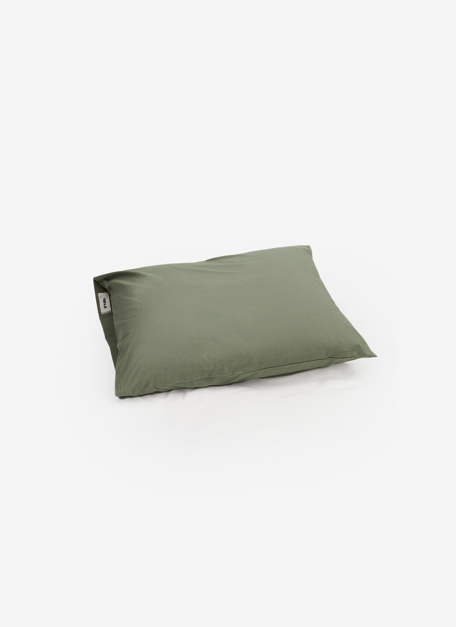 Pillowcases in Olive Green - Pair