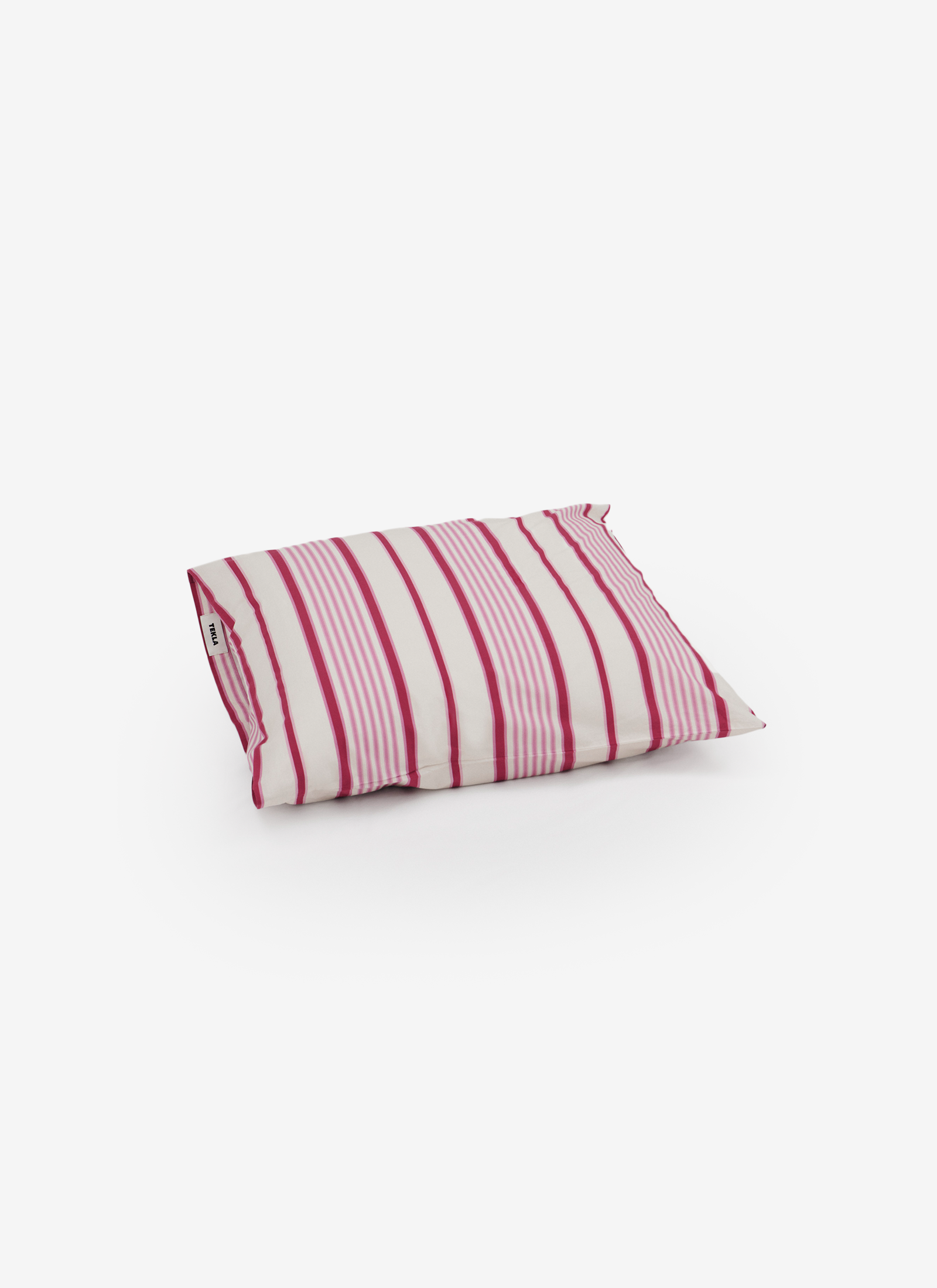 Pillowcases in Pink Mattress Stripes