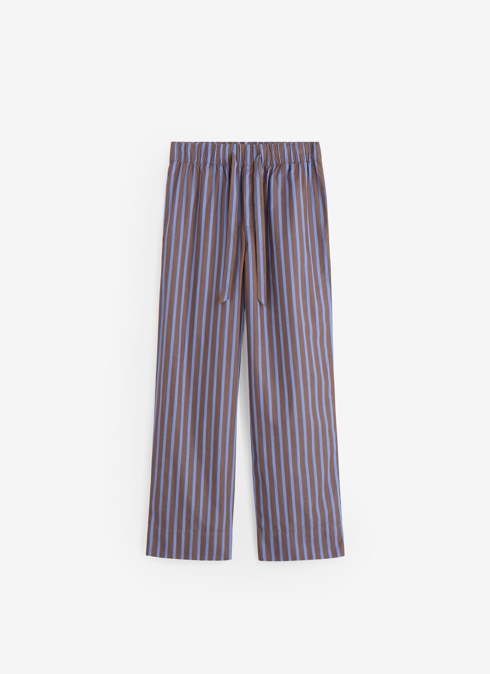 Poplin Sleep Pants - Chestnut Stripes
