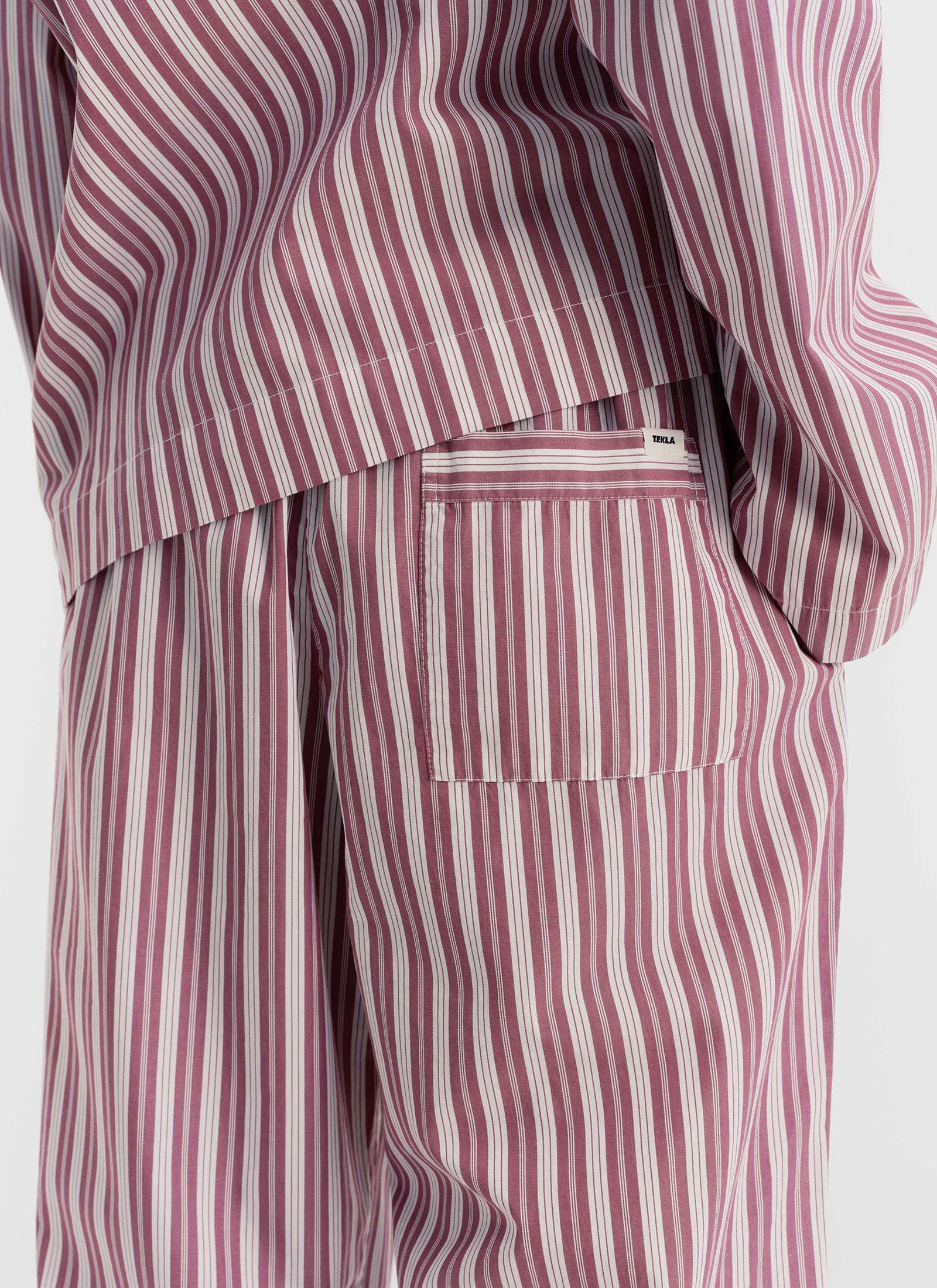Poplin Sleep Pants - Rhubarb Stripes