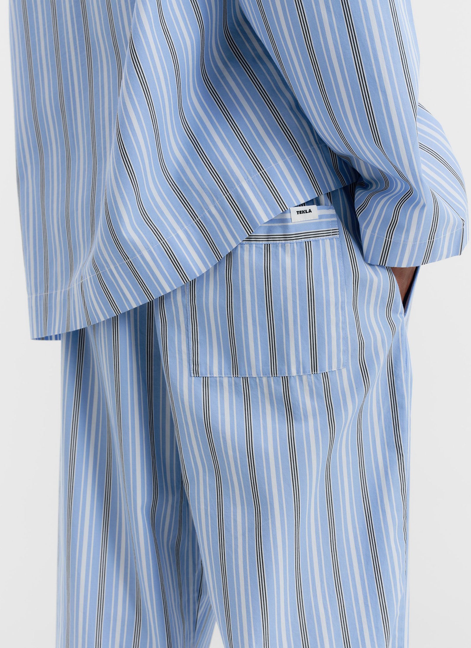 Poplin Sleep Pants - Stave Stripes