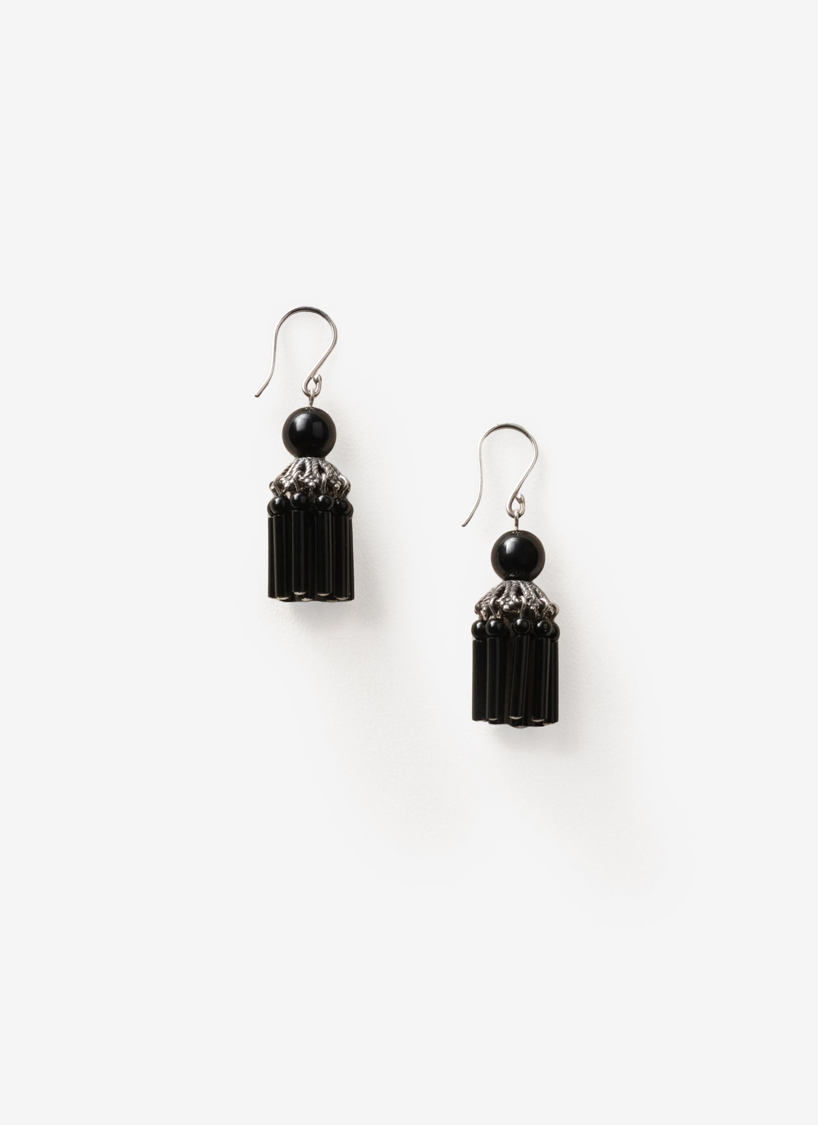 Petite Flamenco Earrings - Onyx