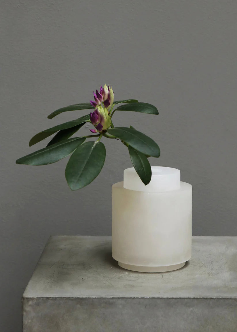 Petite Vase - Tabac Alabaster