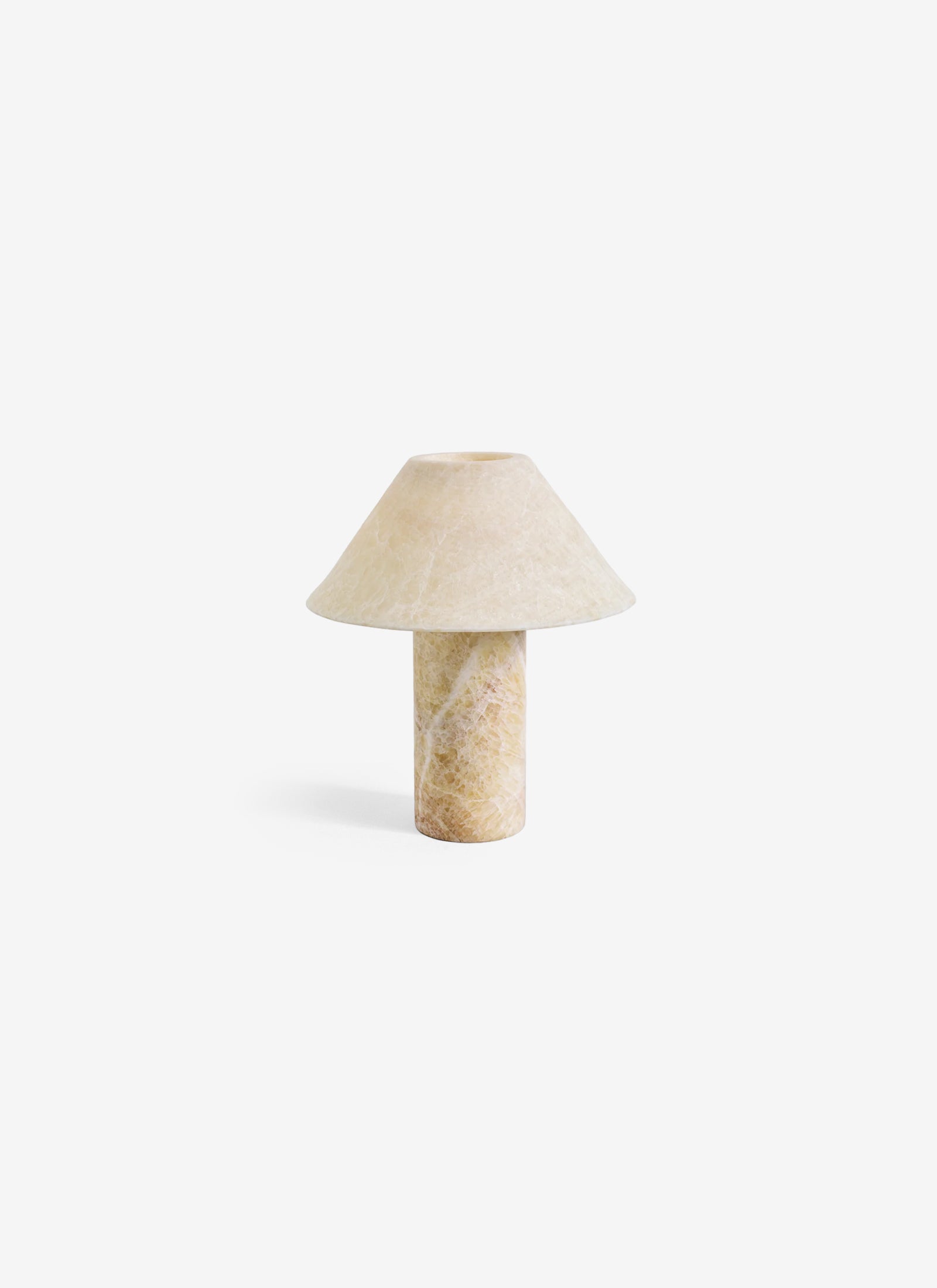 Pillar Lamp in Honey Onyx