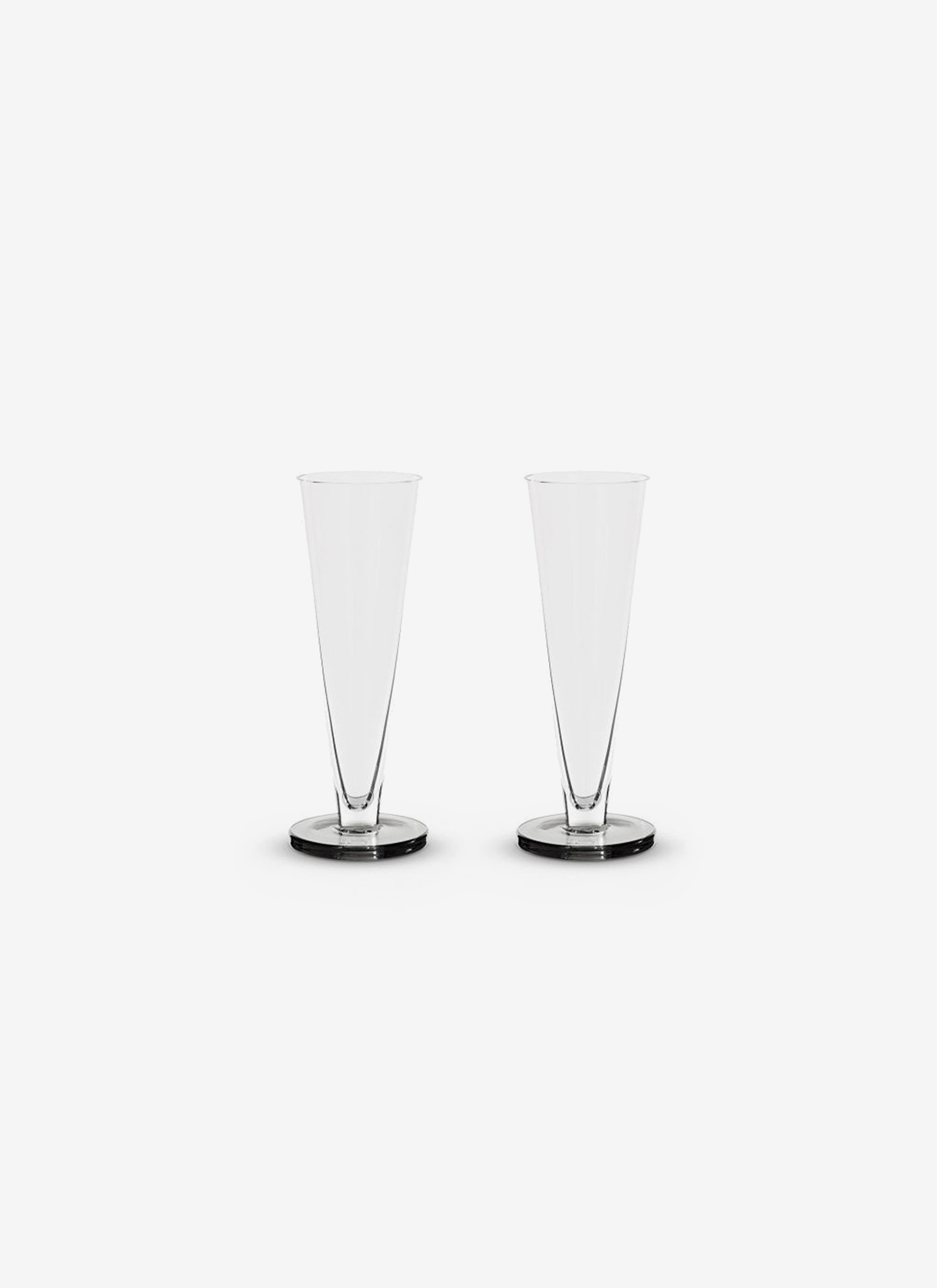 Puck Flute Glass (Set of 2)