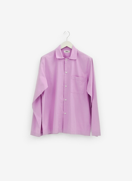 Poplin Sleep Shirt - Purple Pink