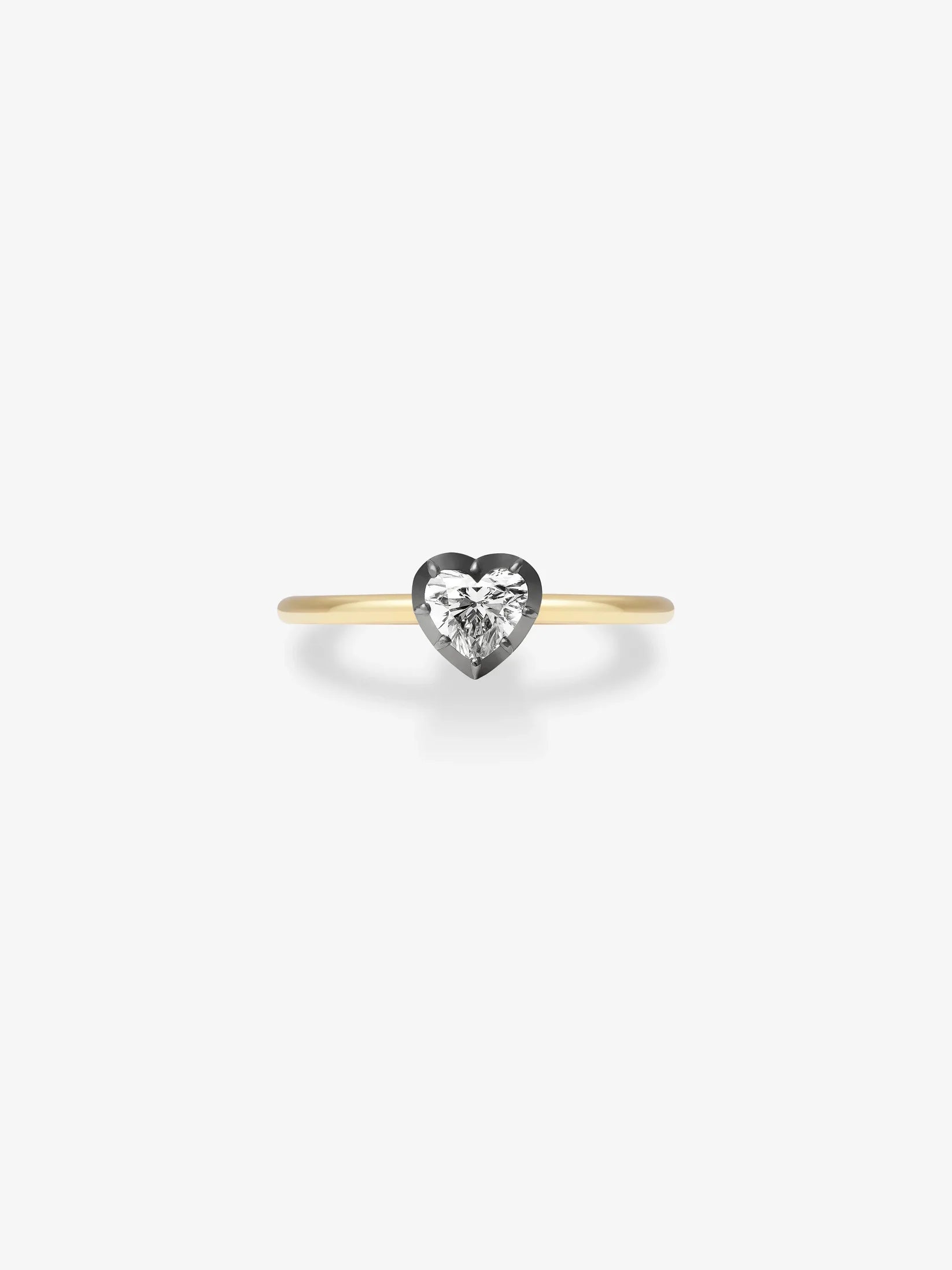 BB Ring - Diamond Heart 0.70ct BWG