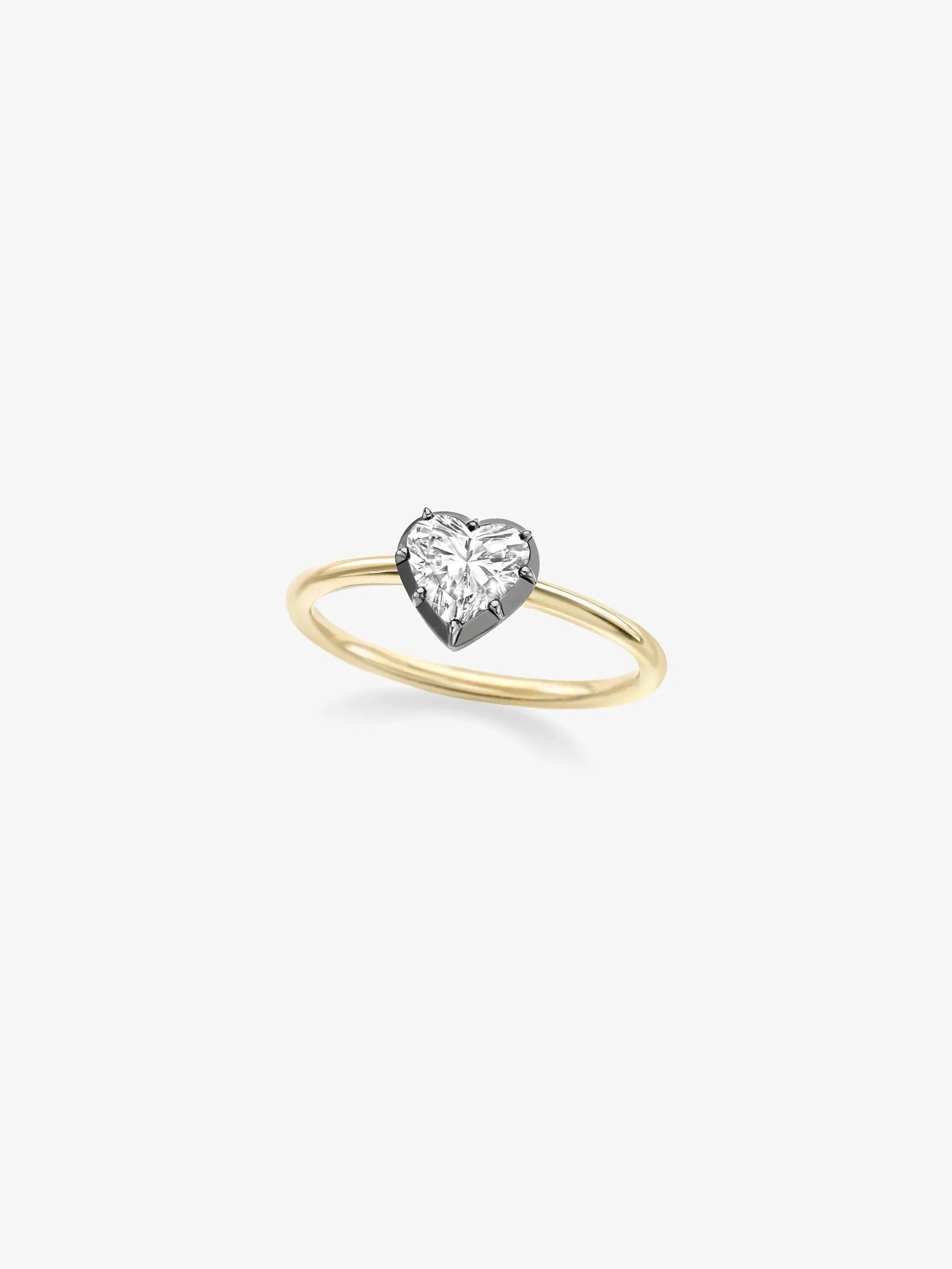 BB Ring - Diamond Heart 0.70ct BWG