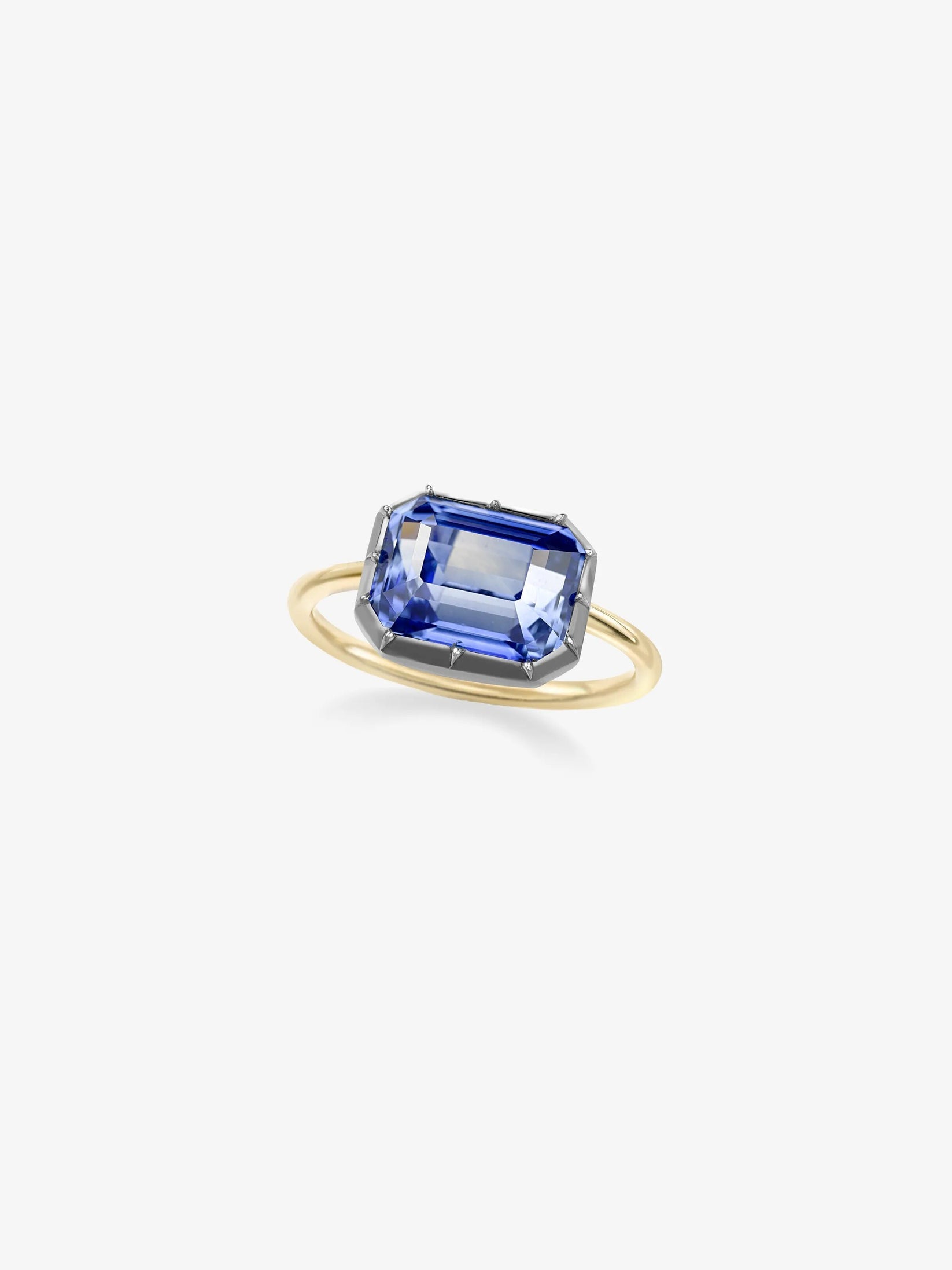 BB Ring - Sapphire Emerald-Cut 4.65ct