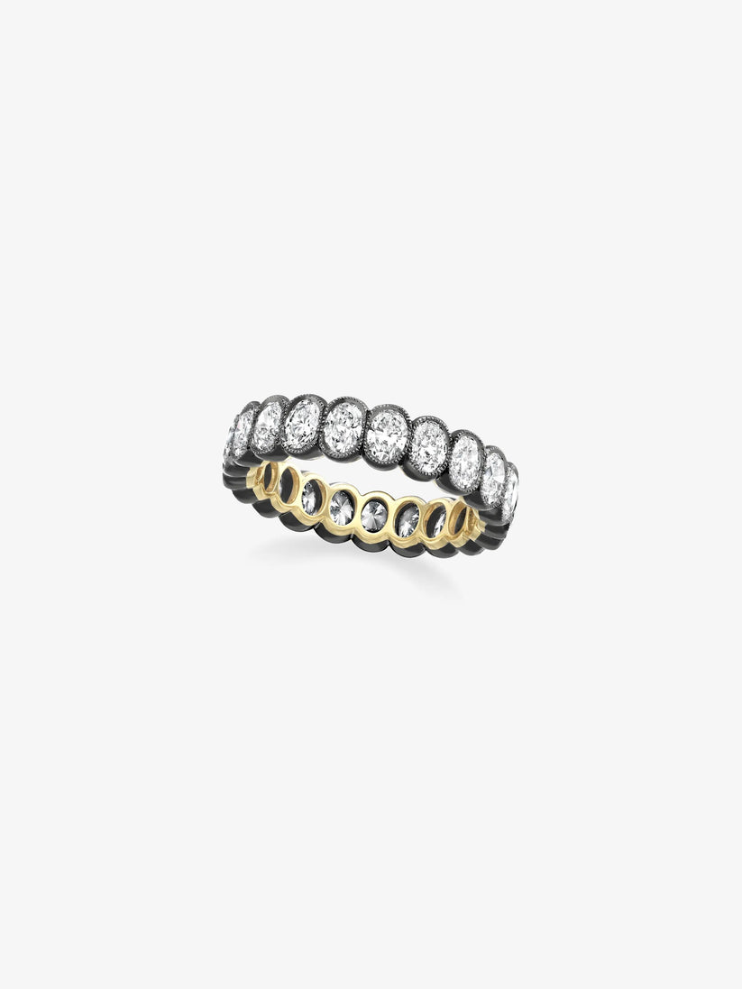 Eternity Band - Small Oval Diamond BWG