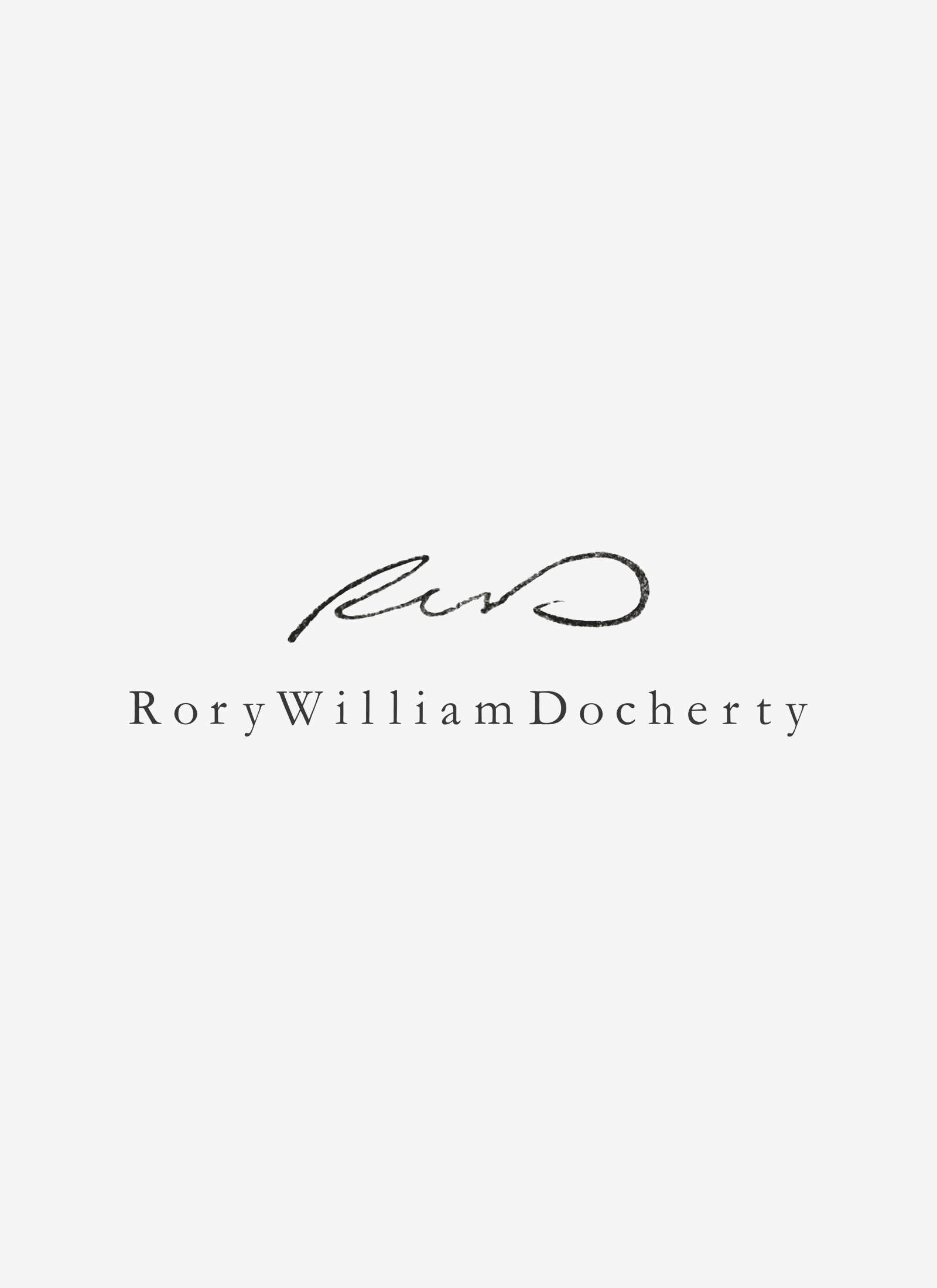 Rory William Docherty AW24 - Arriving July 2024