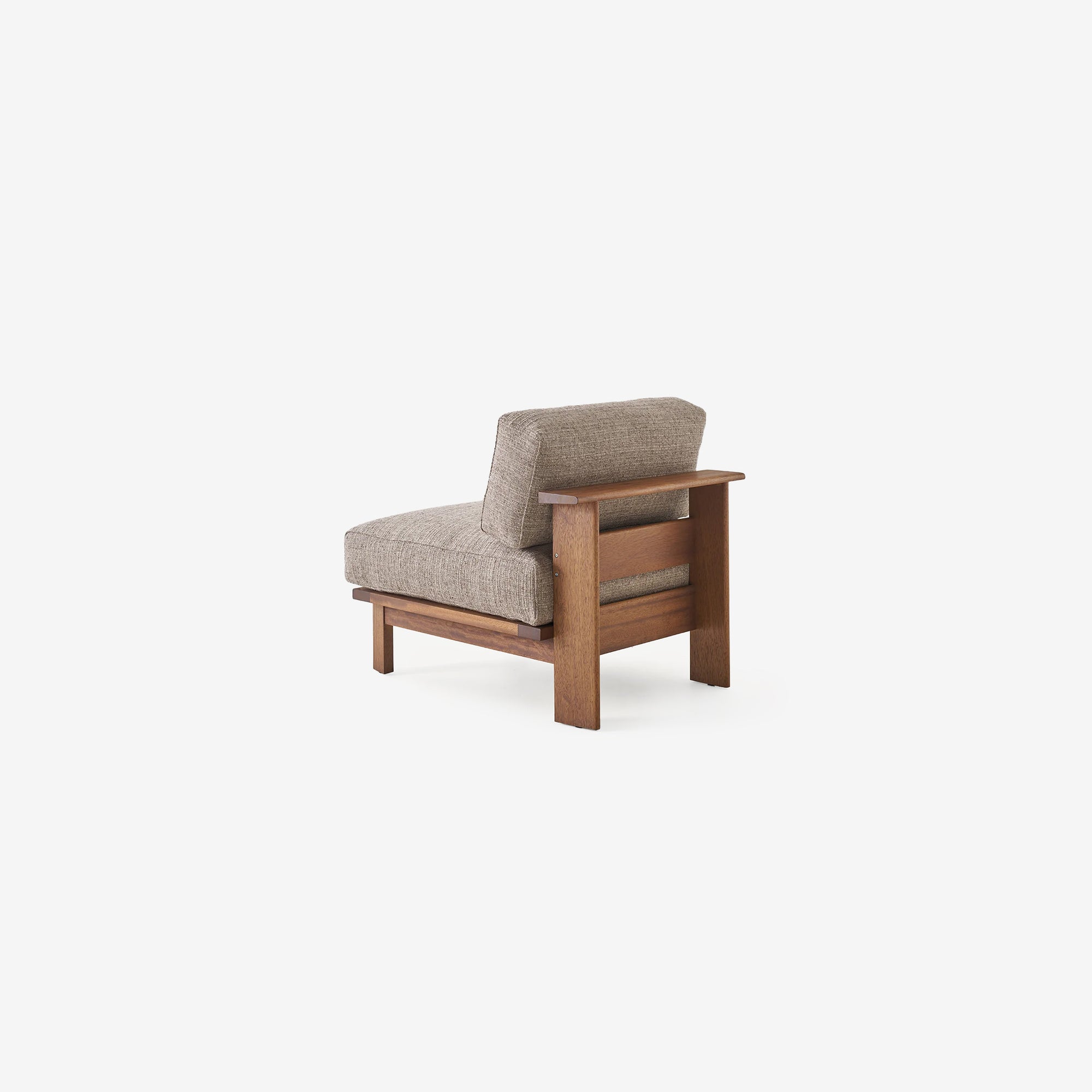 Rail Lounge Chair and Ottoman