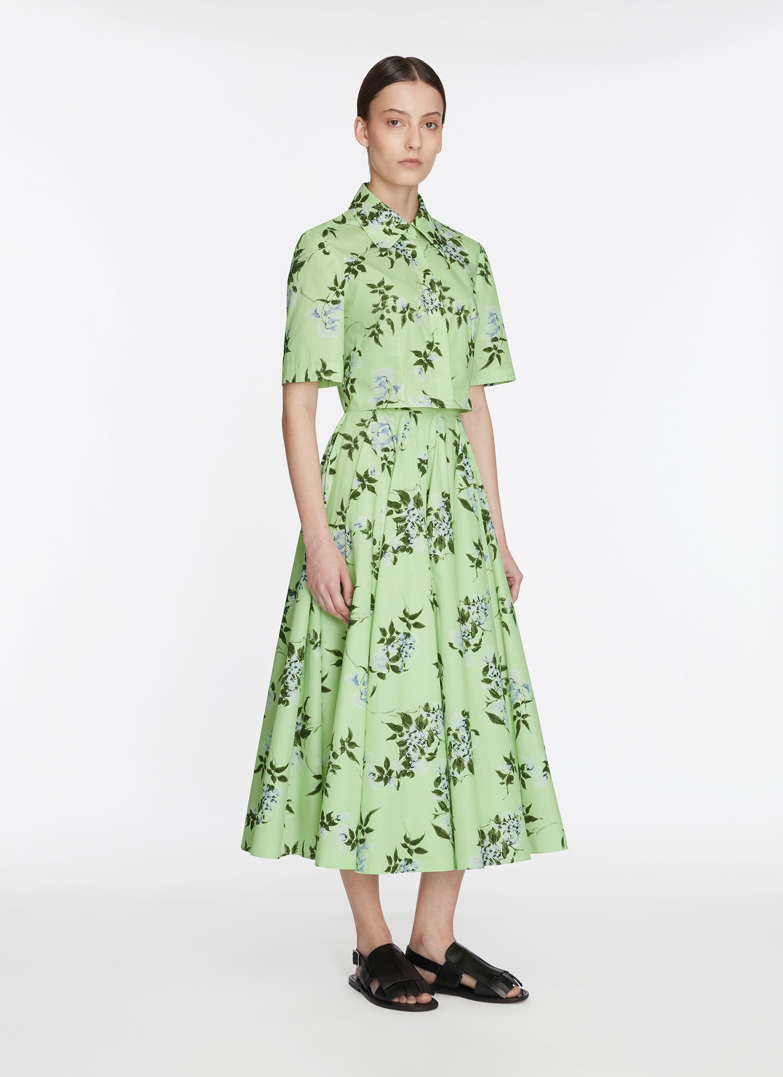 Rhea Skirt - Green/Lilac