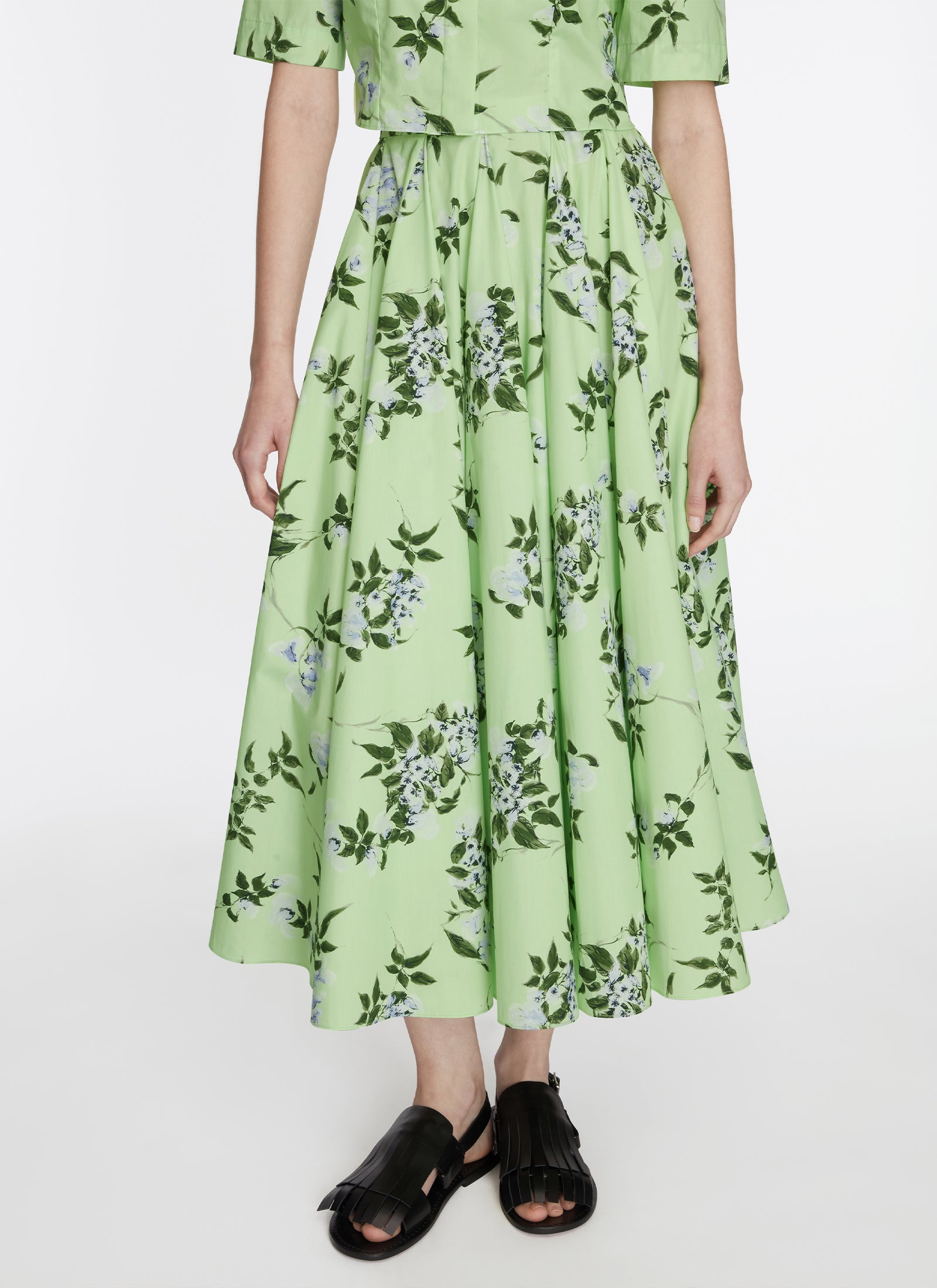Rhea Skirt - Green/Lilac