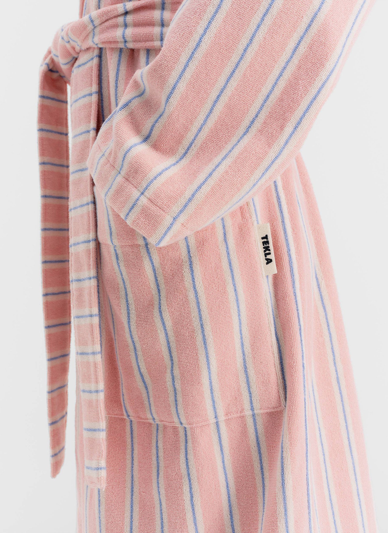 Hooded Bathrobe - Candy Stripes