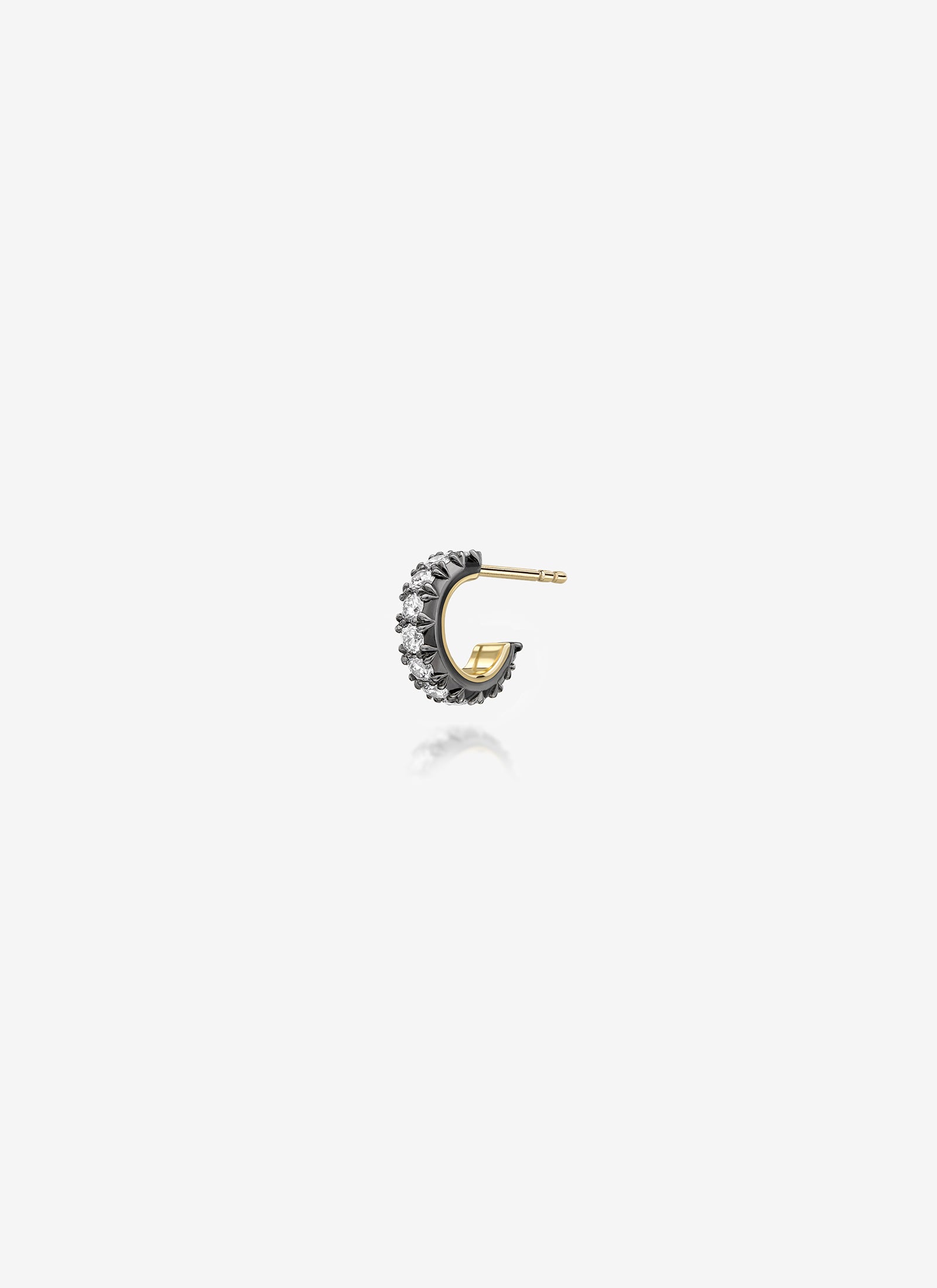 Single - Diamond Hoops