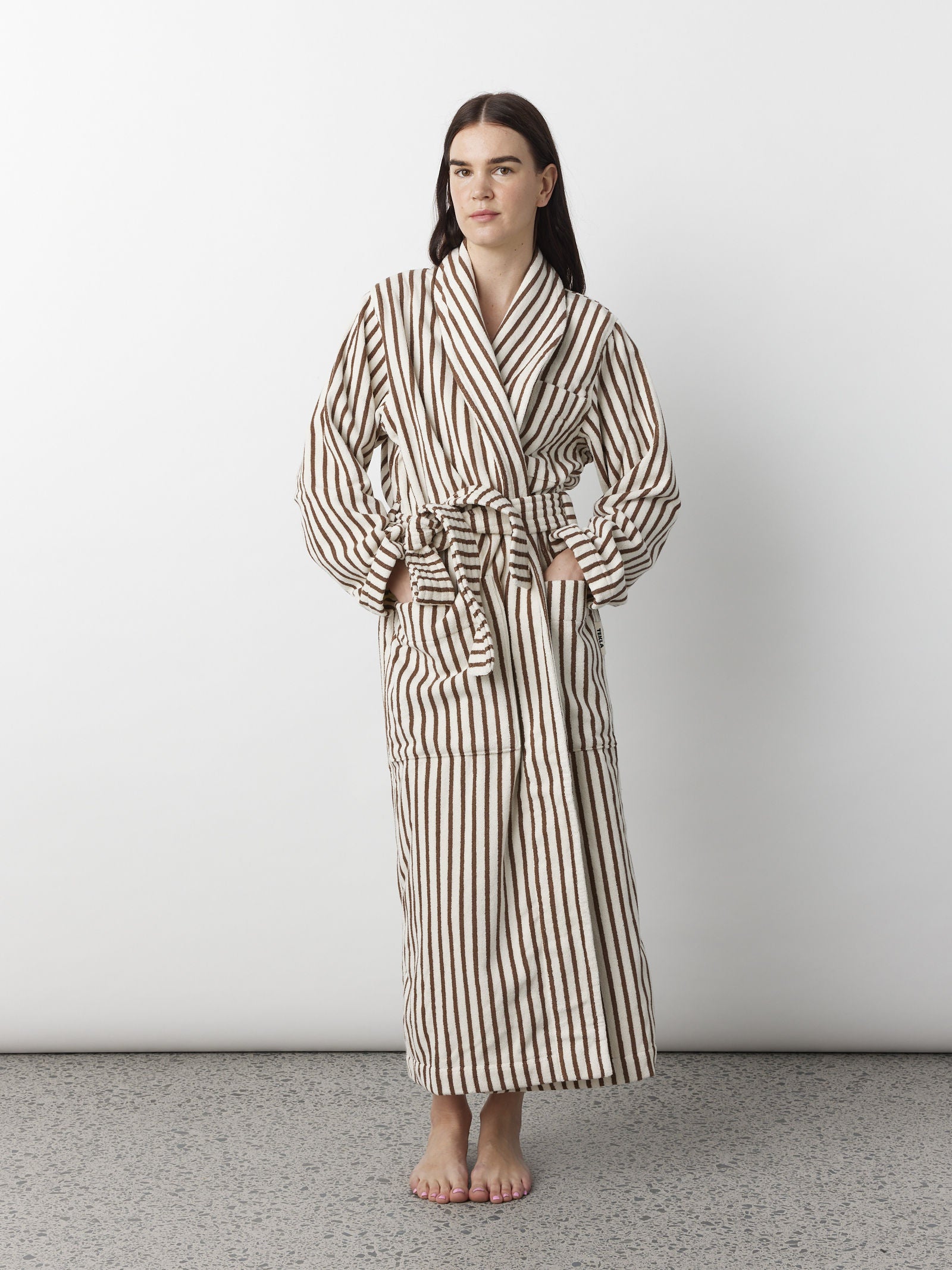 Classic Bathrobe - Kodiak Stripe