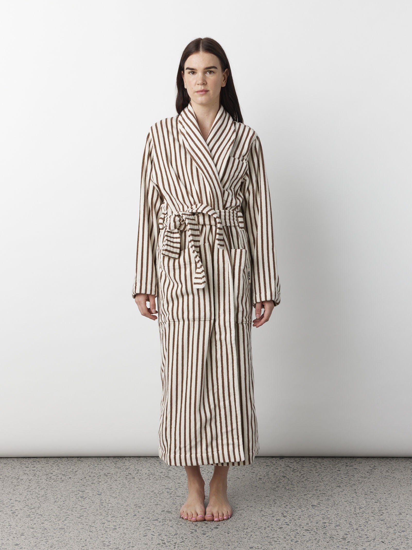 Classic Bathrobe - Kodiak Stripe