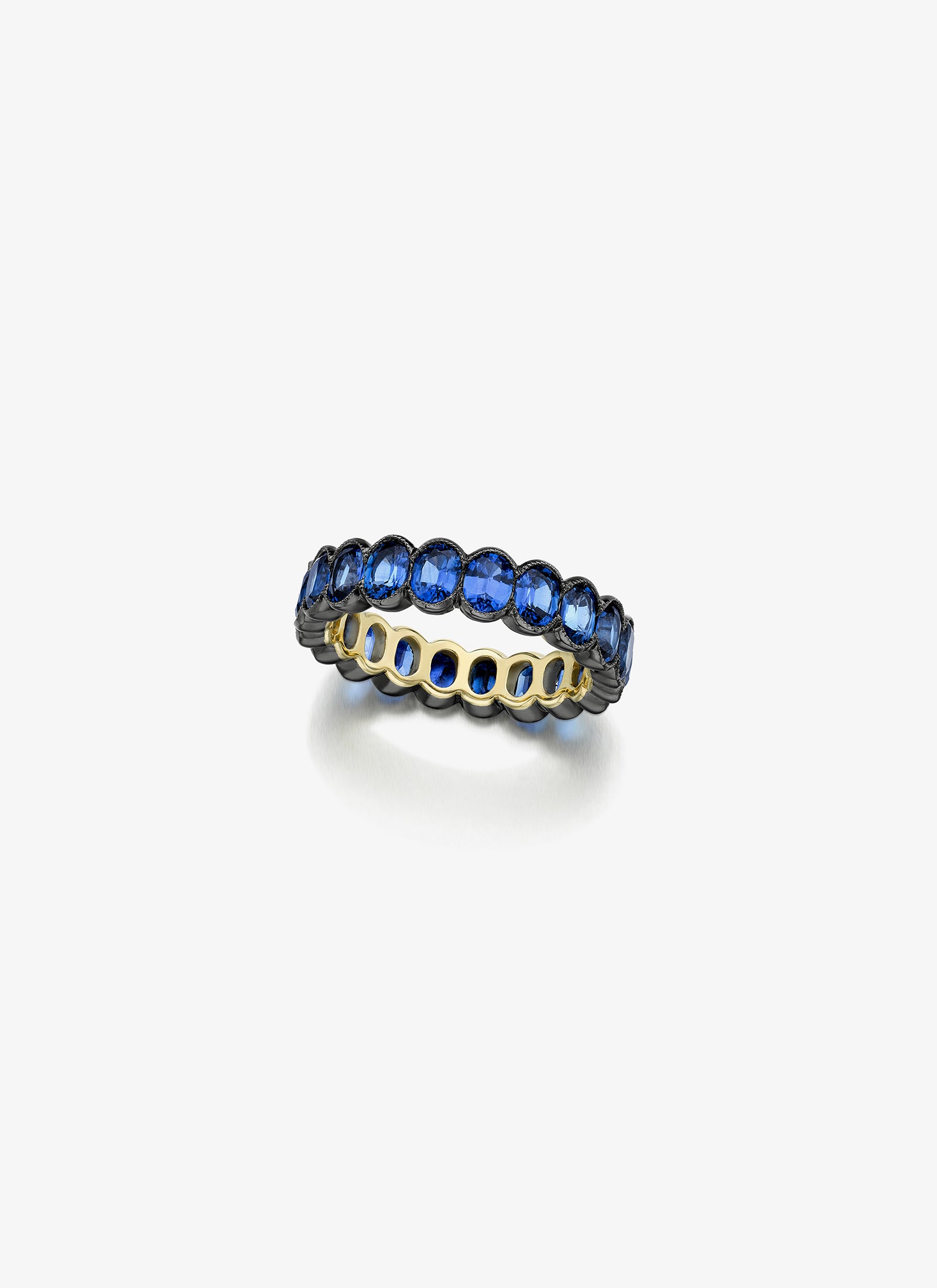 Eternity Band - Small Sapphire Oval