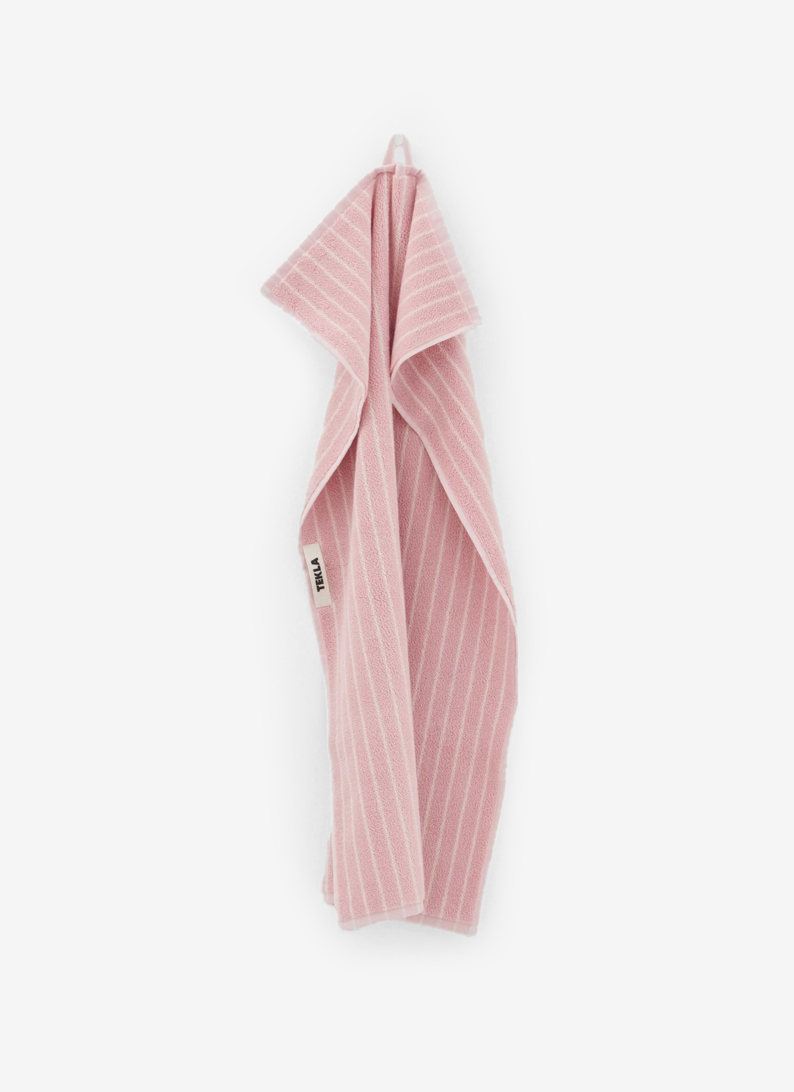 Organic Cotton Towels - Shaded Pink Stripes