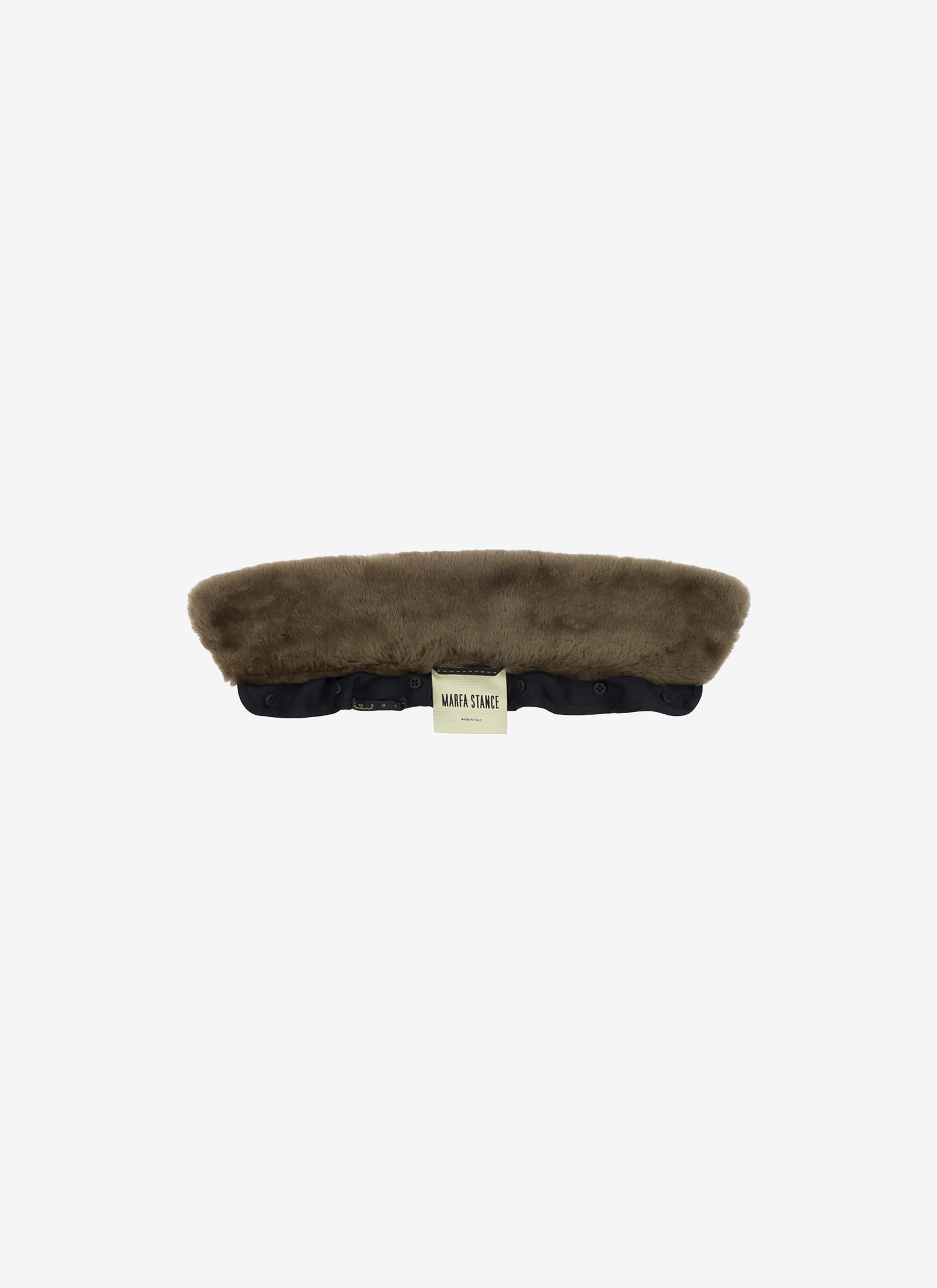 Shearling Collar - Dark Olive