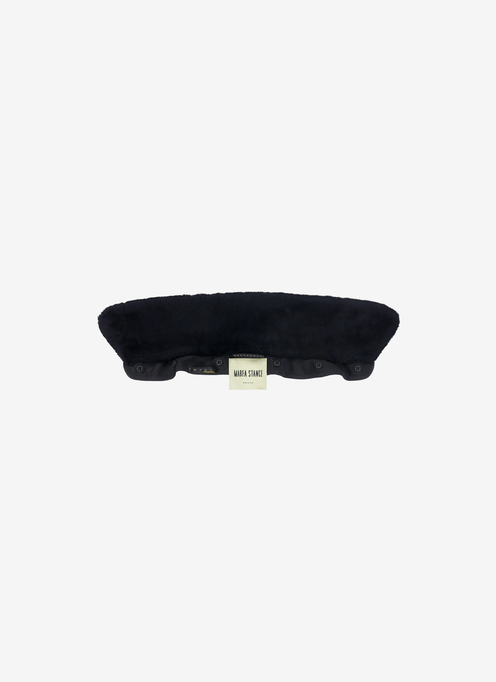 Shearling Collar - Midnight Black