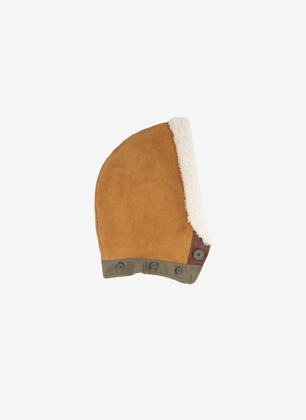 Shearling Close Fit Hood - Tan / Natural