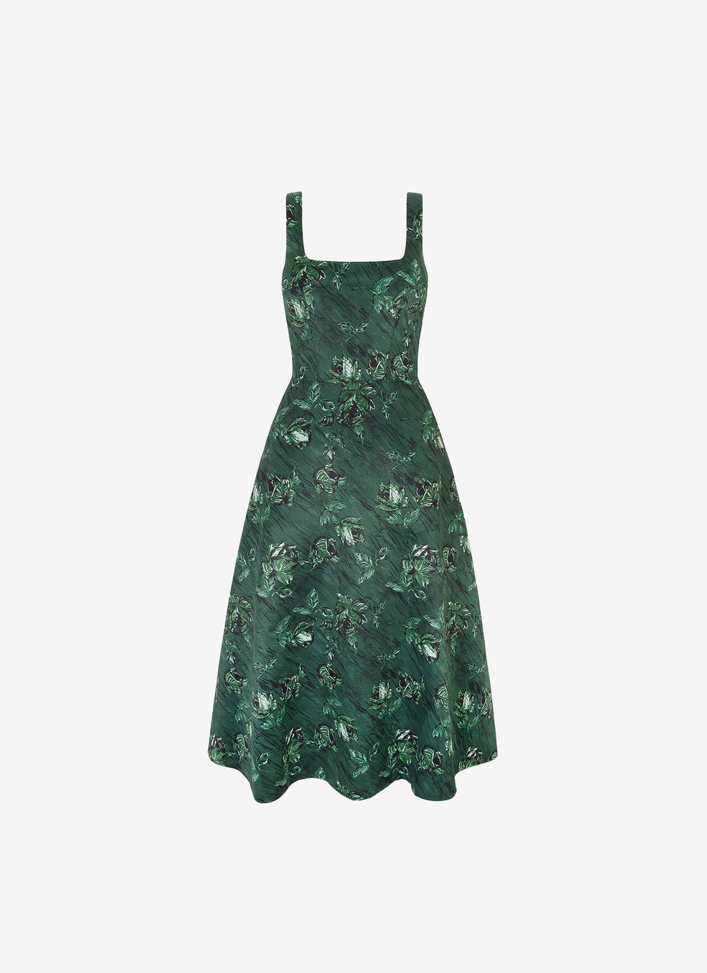 Shiloh Dress - Green Roses