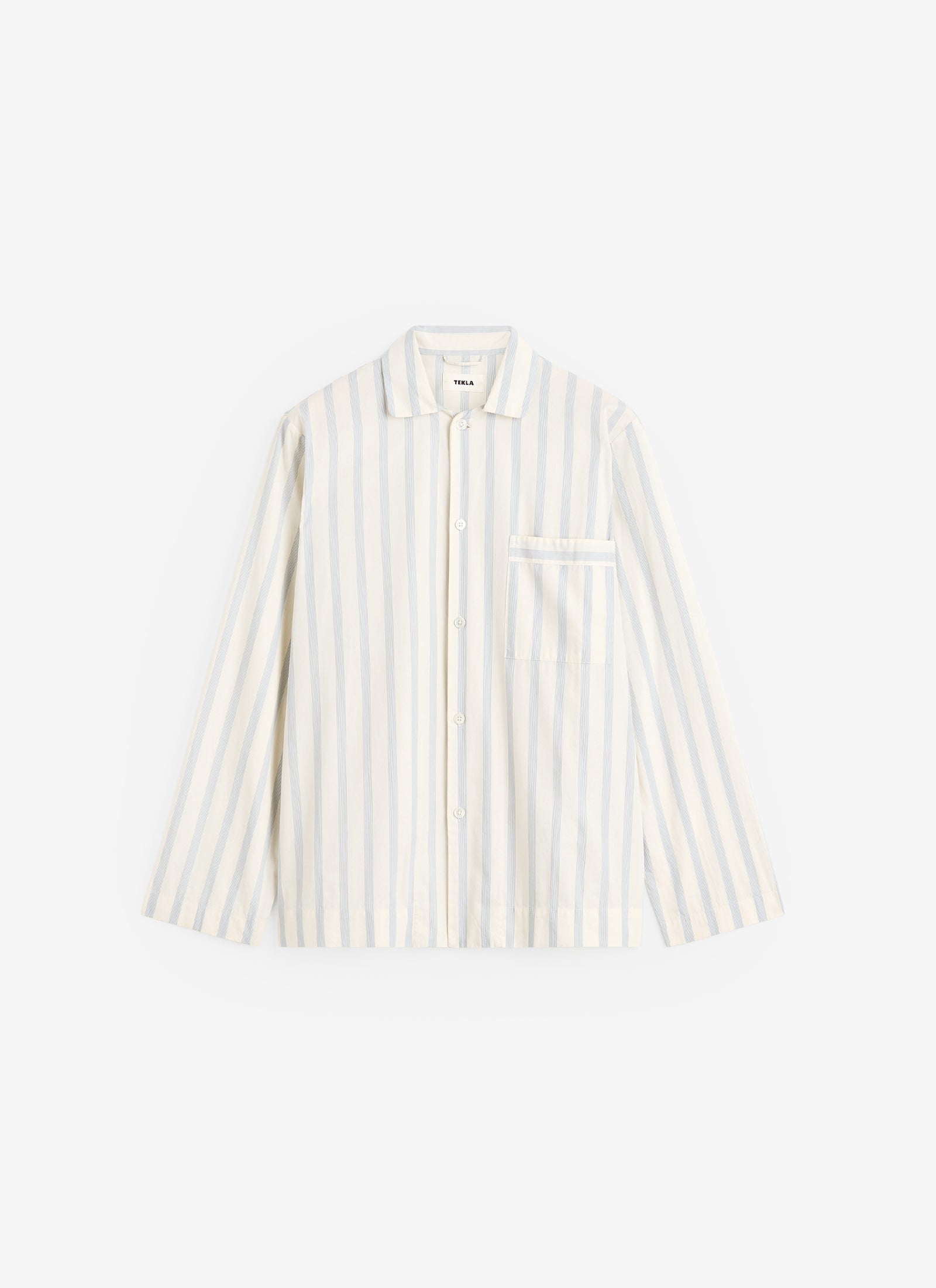 Poplin Sleep Shirt - Needle Stripes