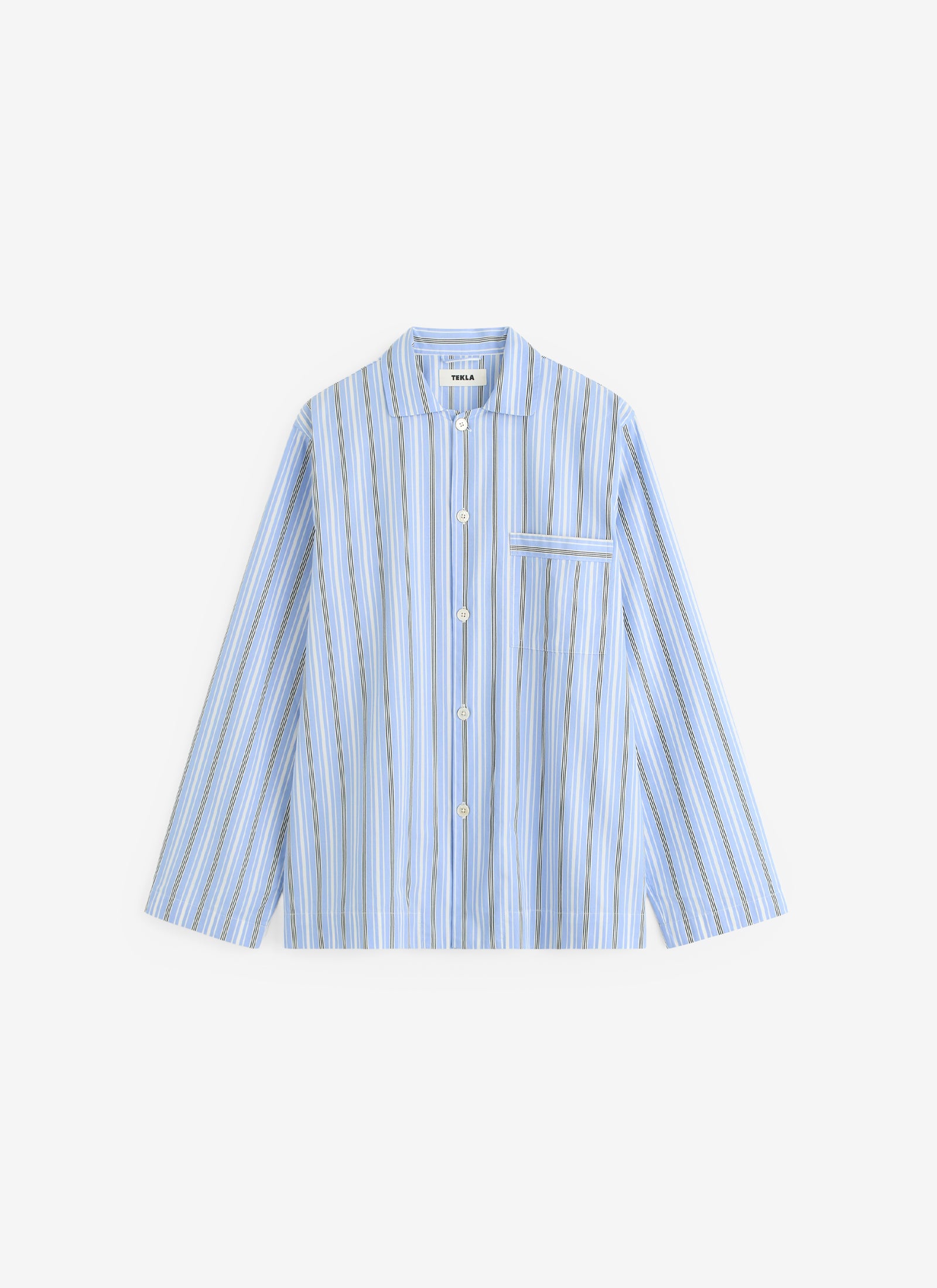 Poplin Sleep Shirt - Stave Stripes