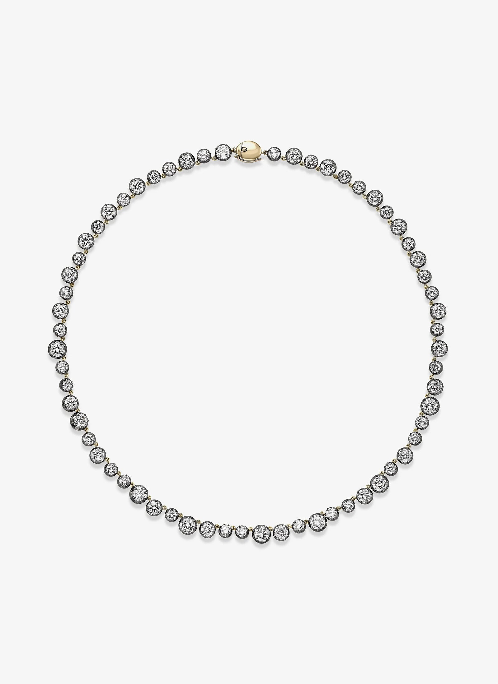 Signature Button Back Necklace