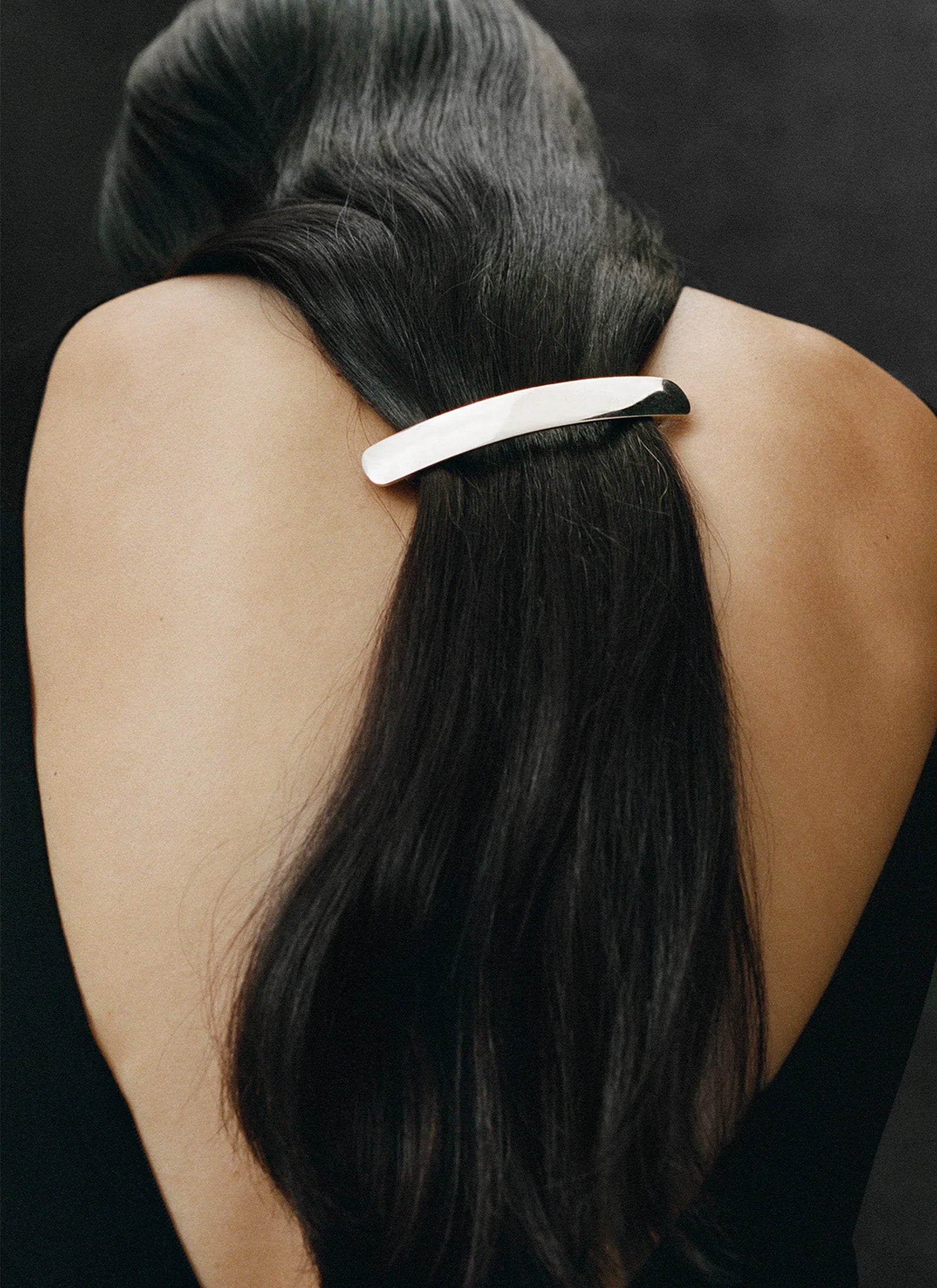 Silver Barrette