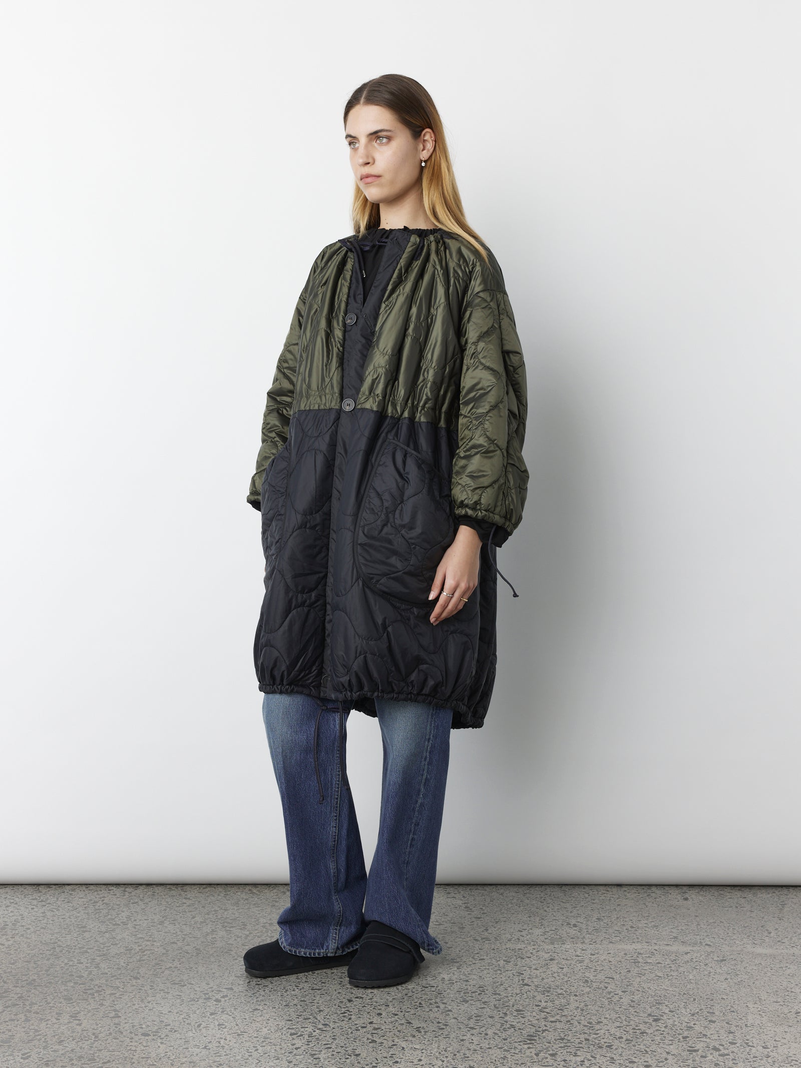 Parachute Parka - Dark Olive / Midnight Black