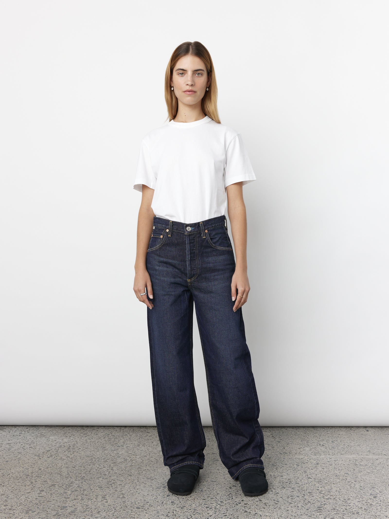 Ayla Baggy Jean in Bravo (Deep Blue)