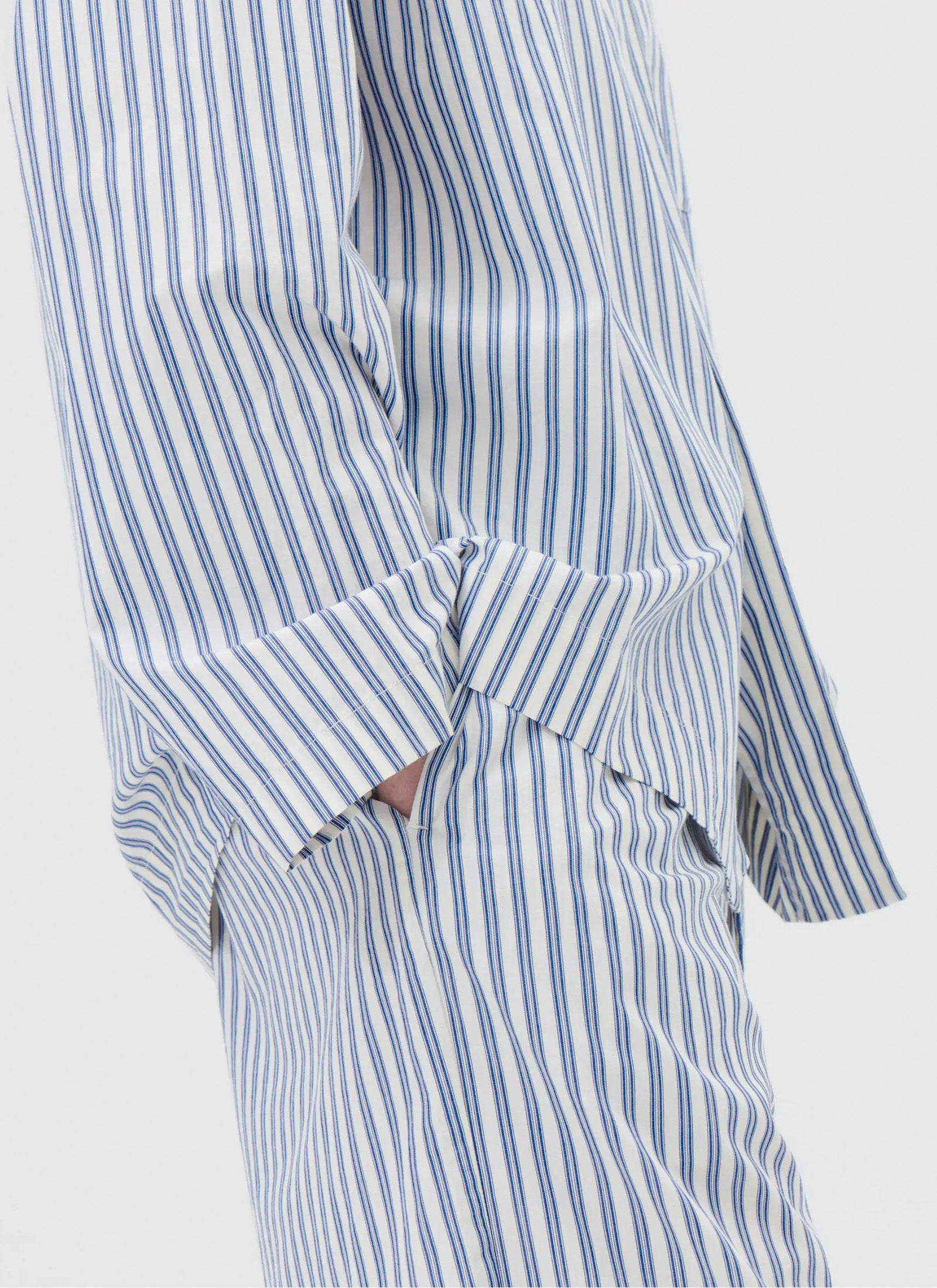 Poplin Sleep Shirt - Skagen Stripes
