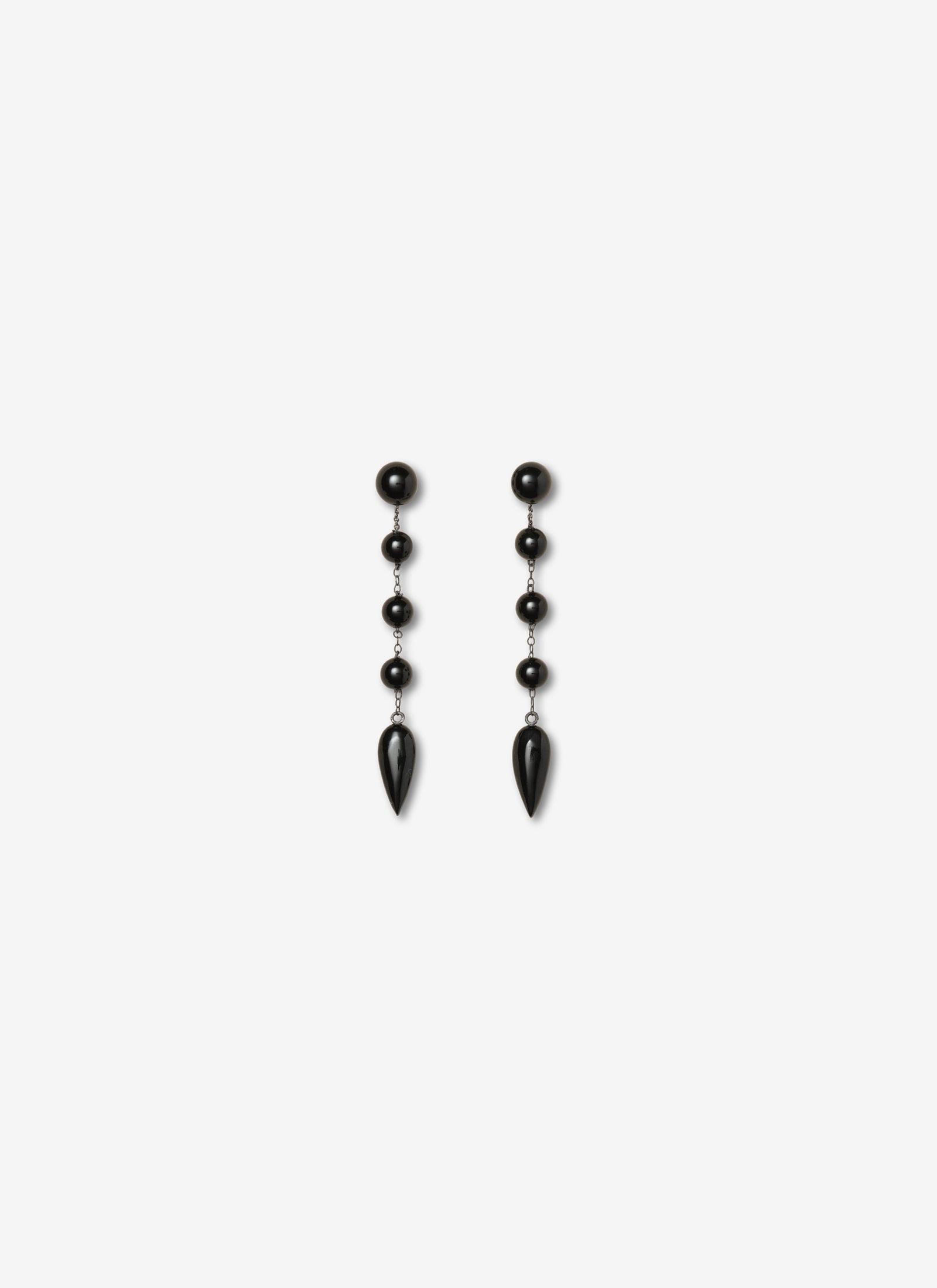 Small Phoenician Earrings - Onyx
