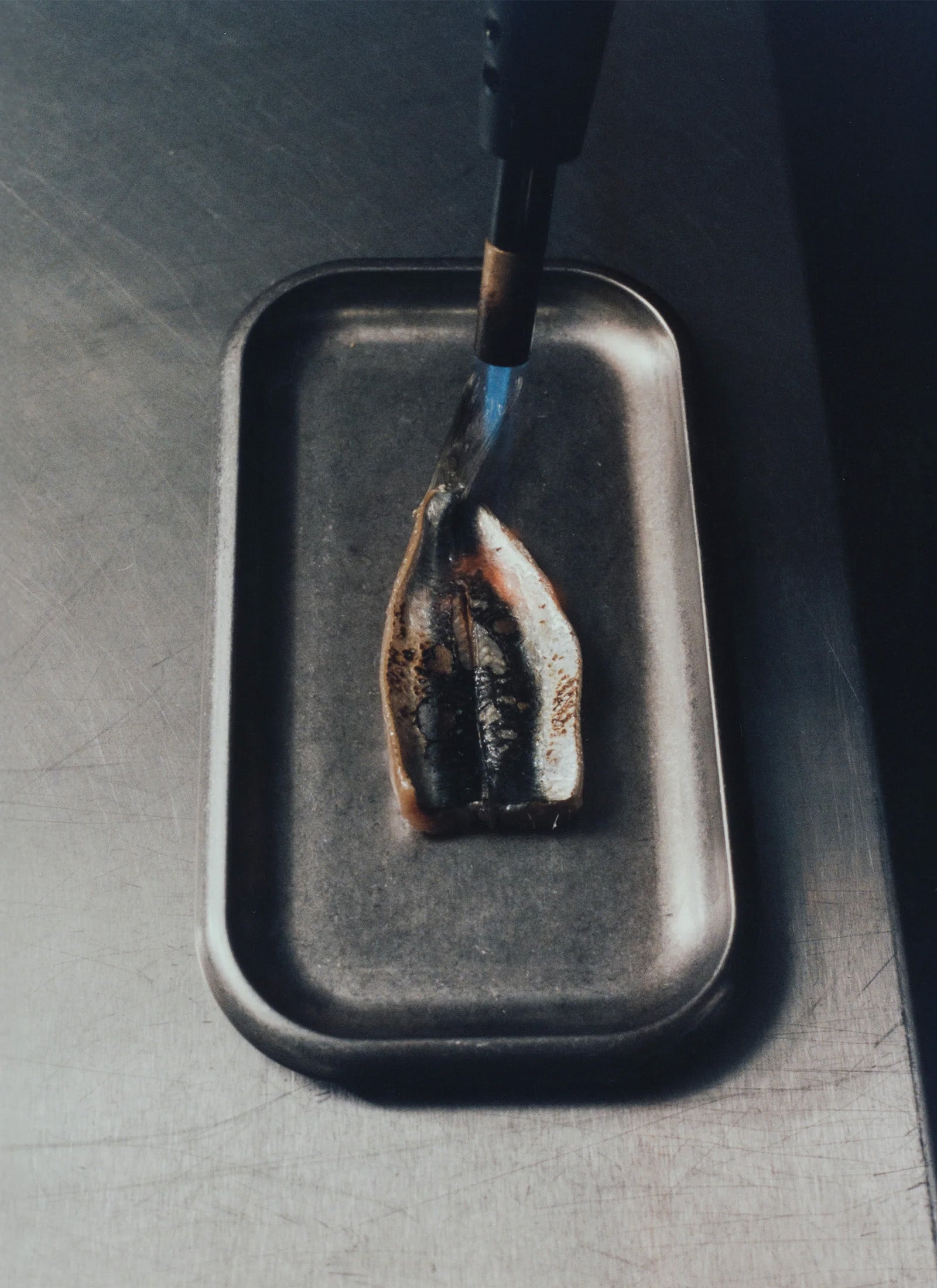 Small Steel Serving Tray - Stonewashed