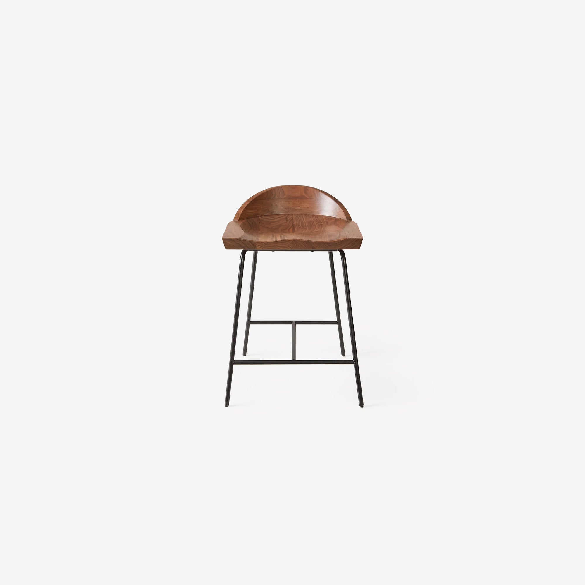 Spindle Low Back Stool