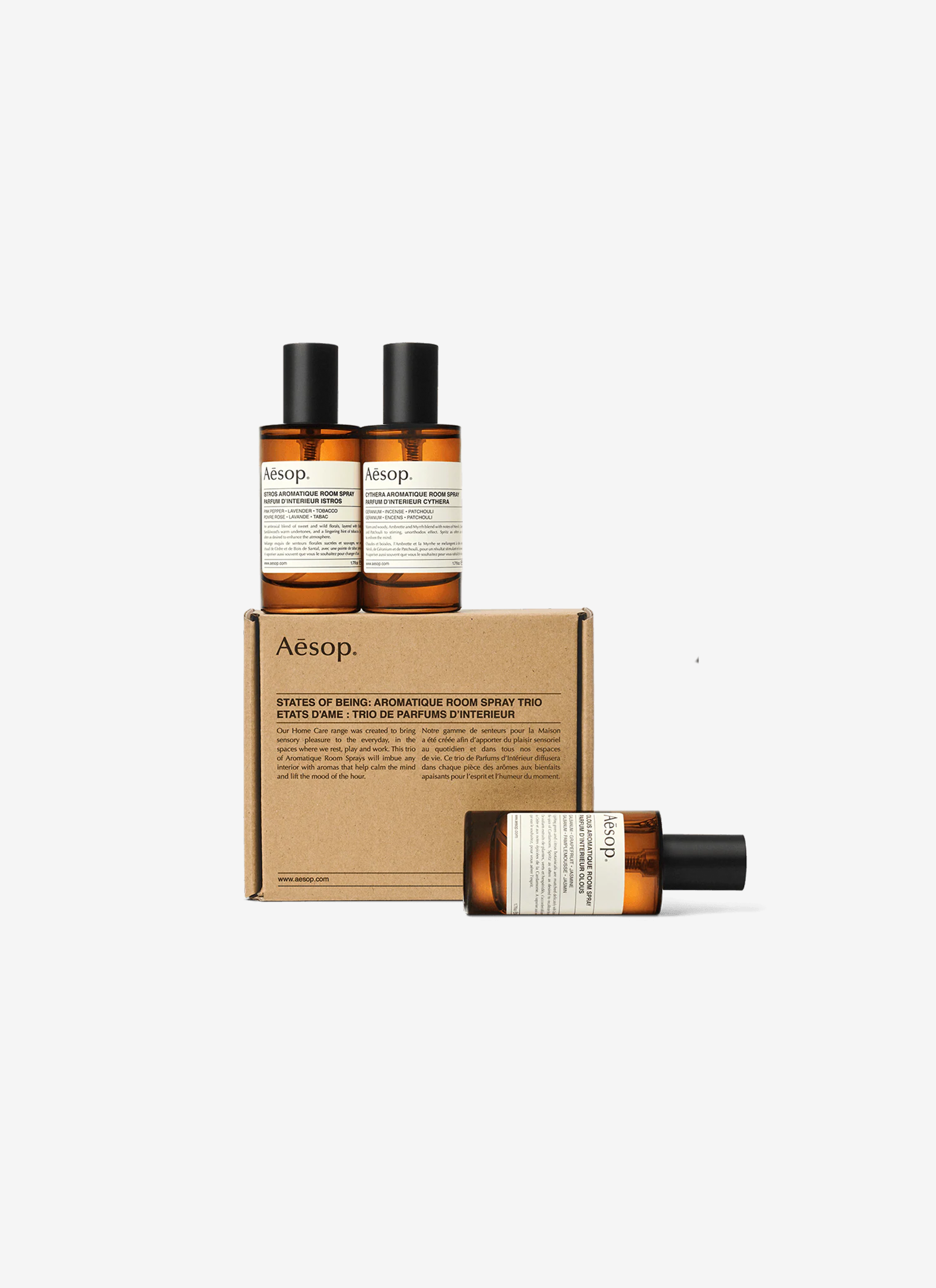 States of Being - Aromatique Room Spray Trio