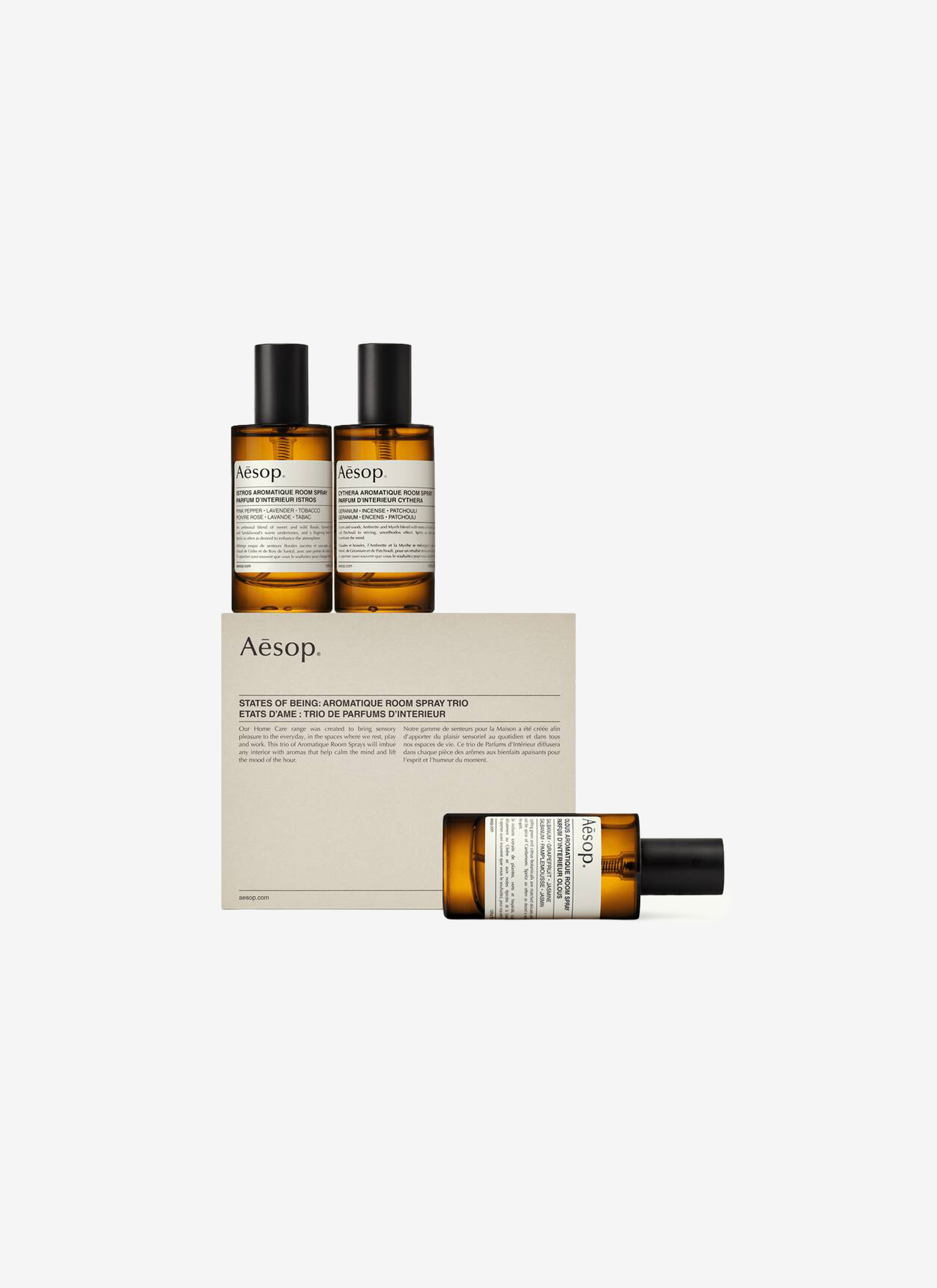 States of Being - Aromatique Room Spray Trio