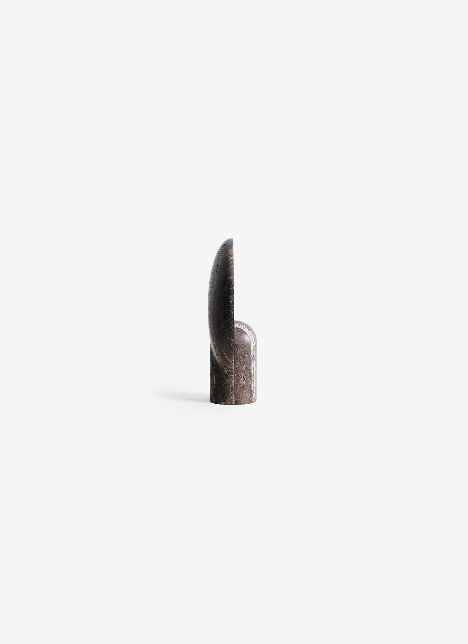 Surface Sconce Lamp - Black Travertine