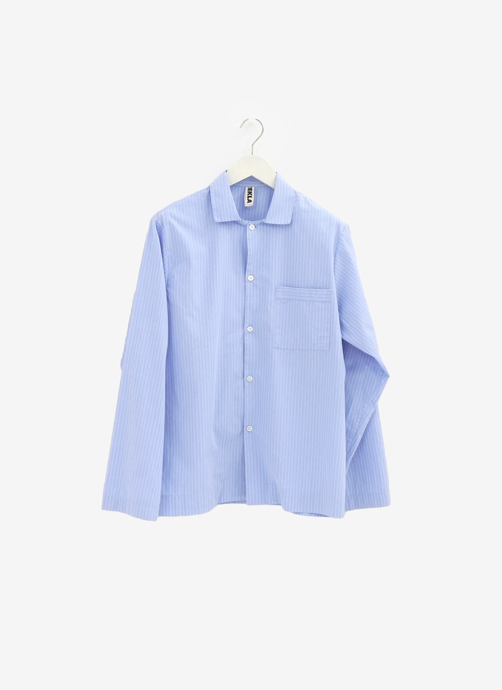 Poplin Sleep Shirt - Pin Stripes