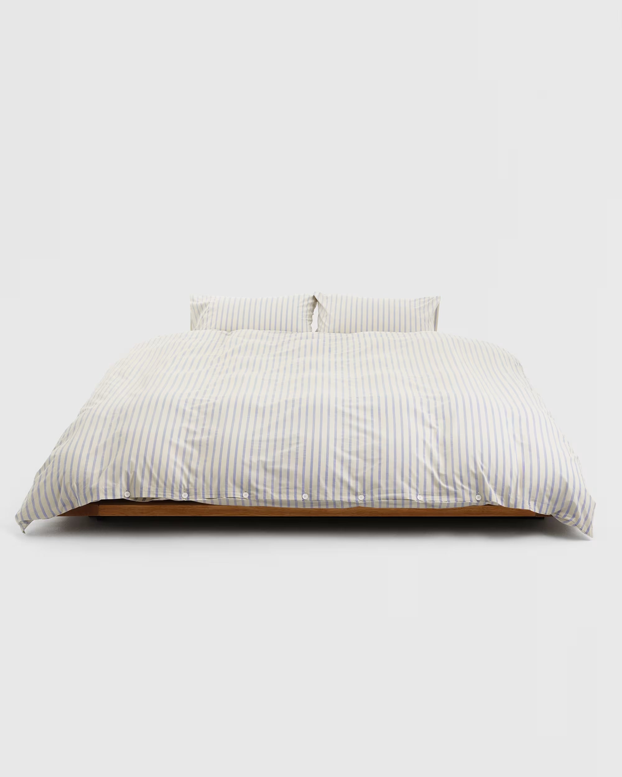Pillowcases in Needle Stripes - Pair