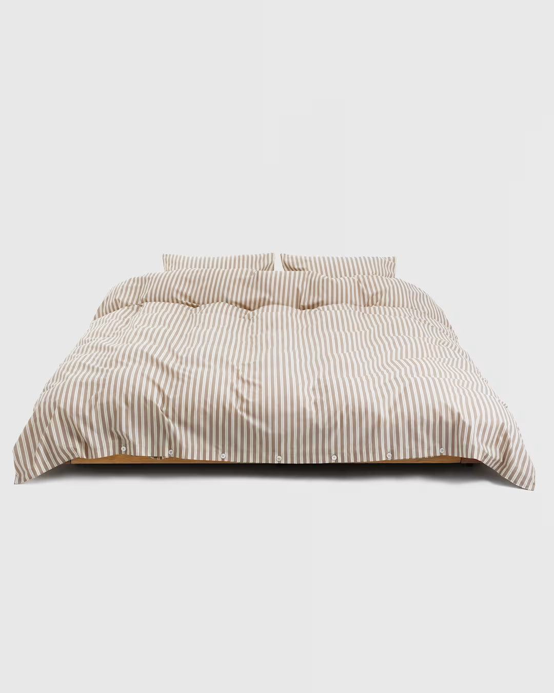 Duvet Cover in Clay Stripes