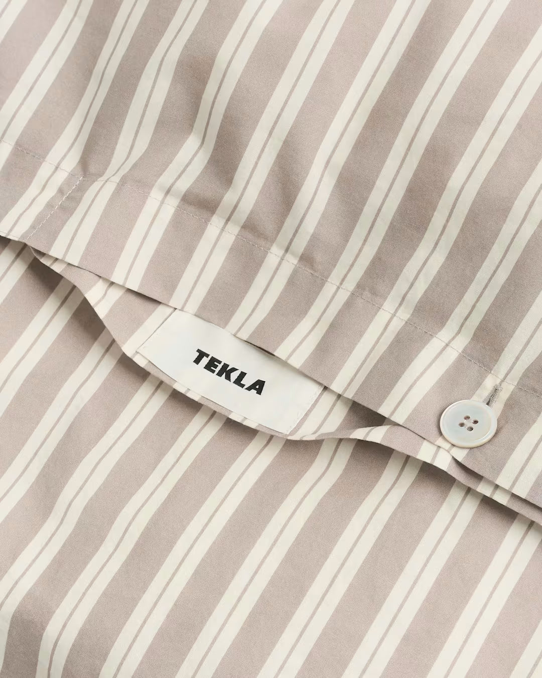 Duvet Cover in Clay Stripes