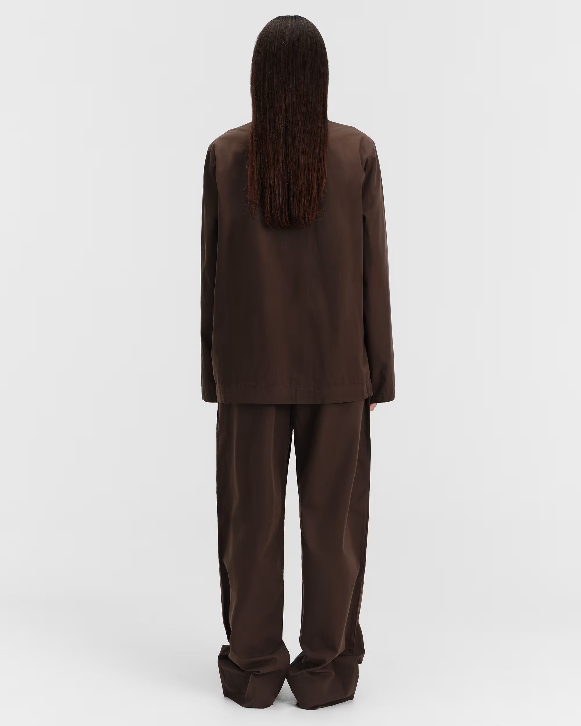 Poplin Sleep Pants - Coffee
