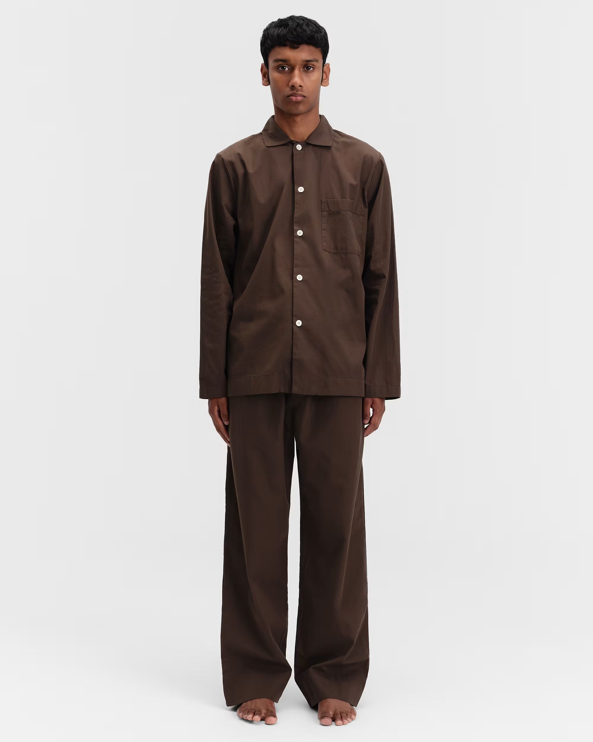 Poplin Sleep Pants - Coffee