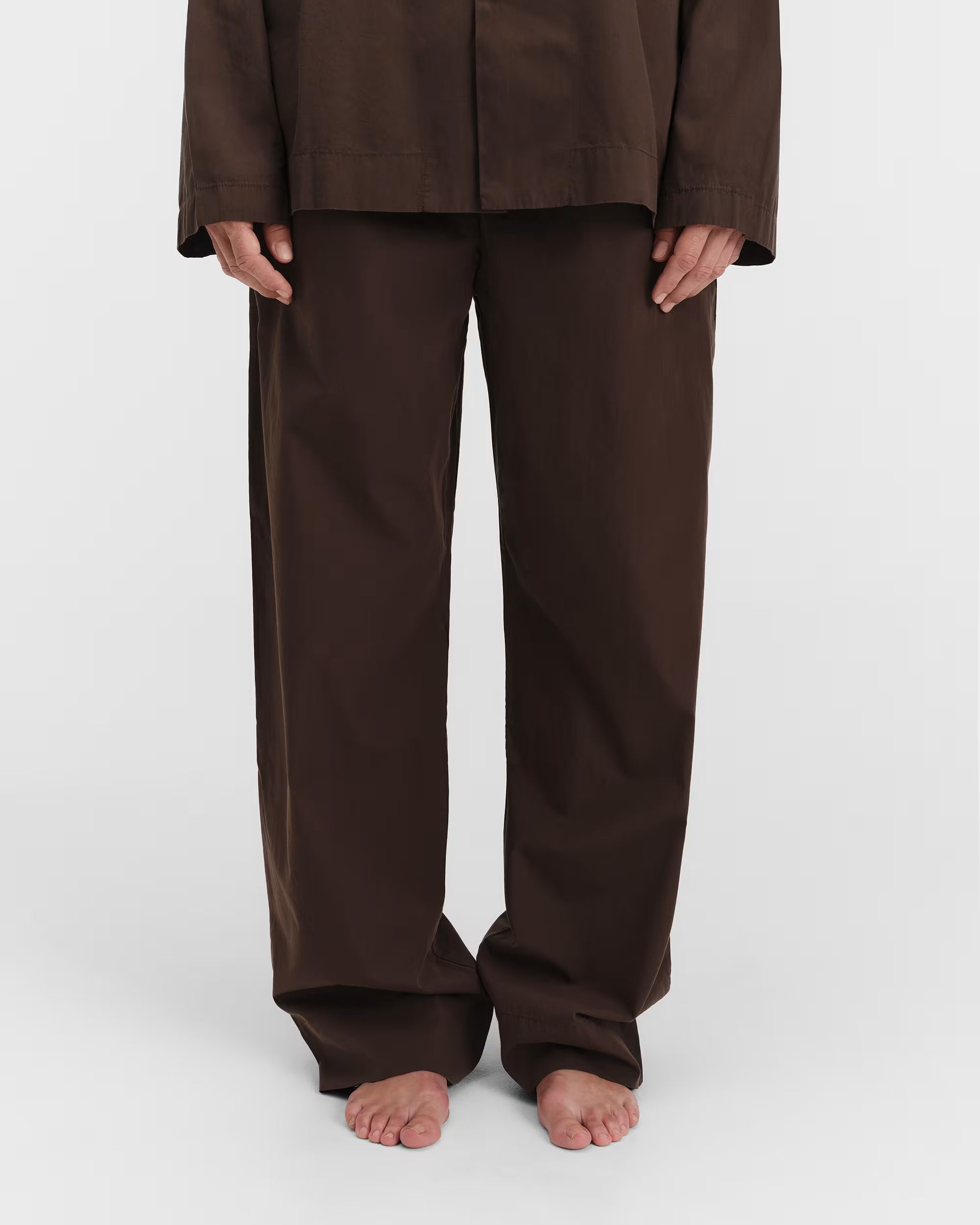 Poplin Sleep Pants - Coffee