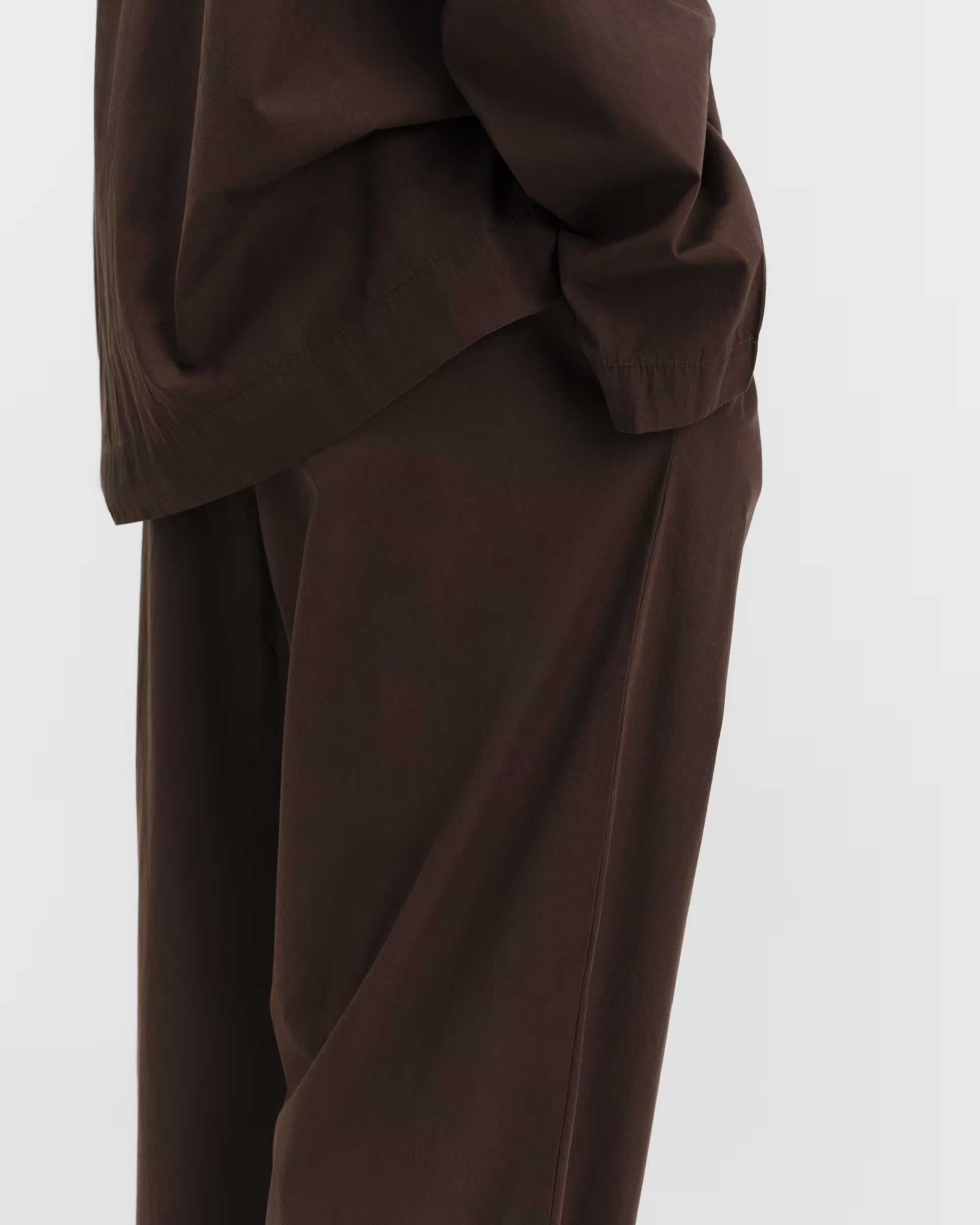 Poplin Sleep Pants - Coffee